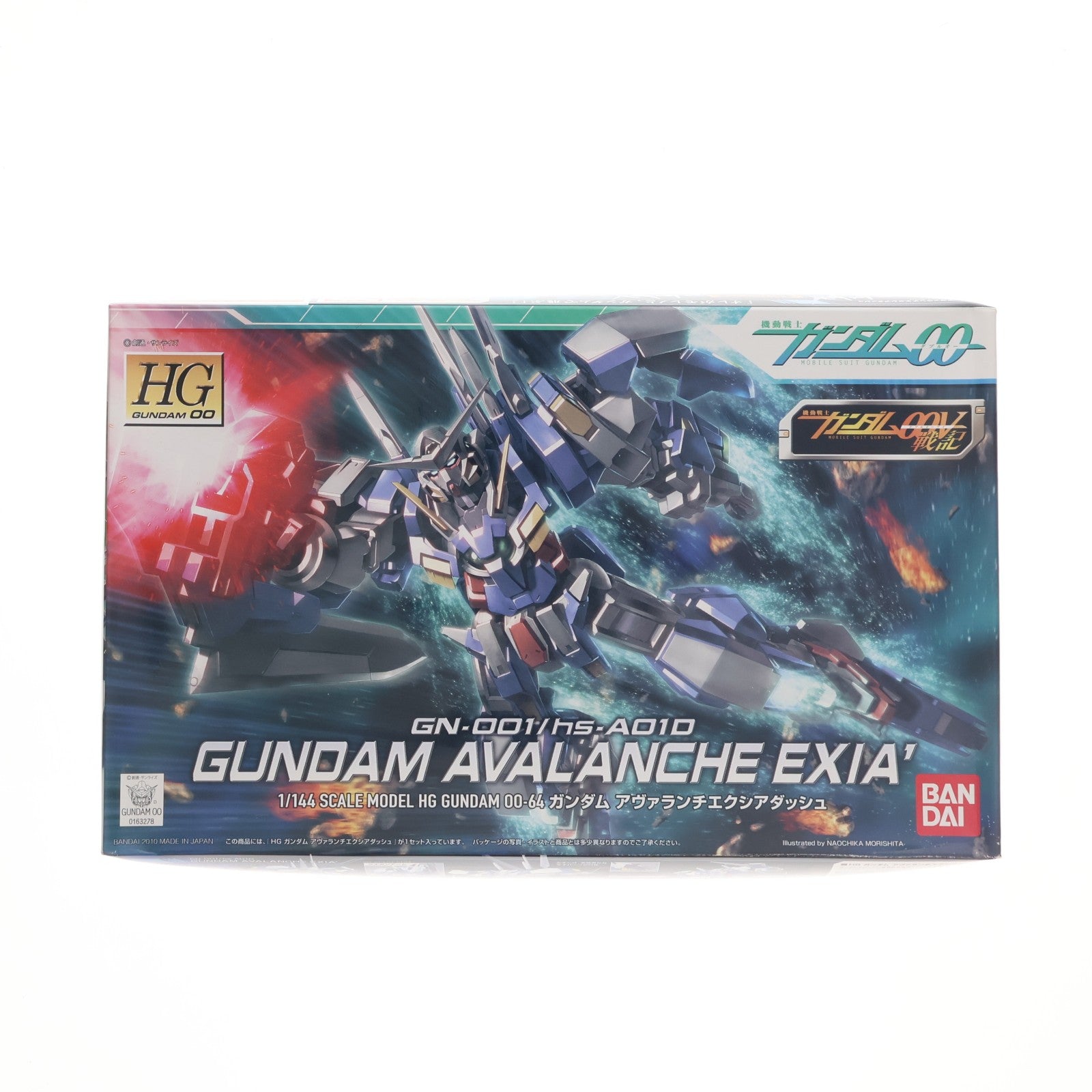 【中古即納】[PTM] HG 1/144 GN-001/hs-A010 ガンダム アヴァランチエクシアダッシュ 機動戦士ガンダム00V(ダブルオーブイ)戦記 プラモデル(0163278) バンダイ(20181109)