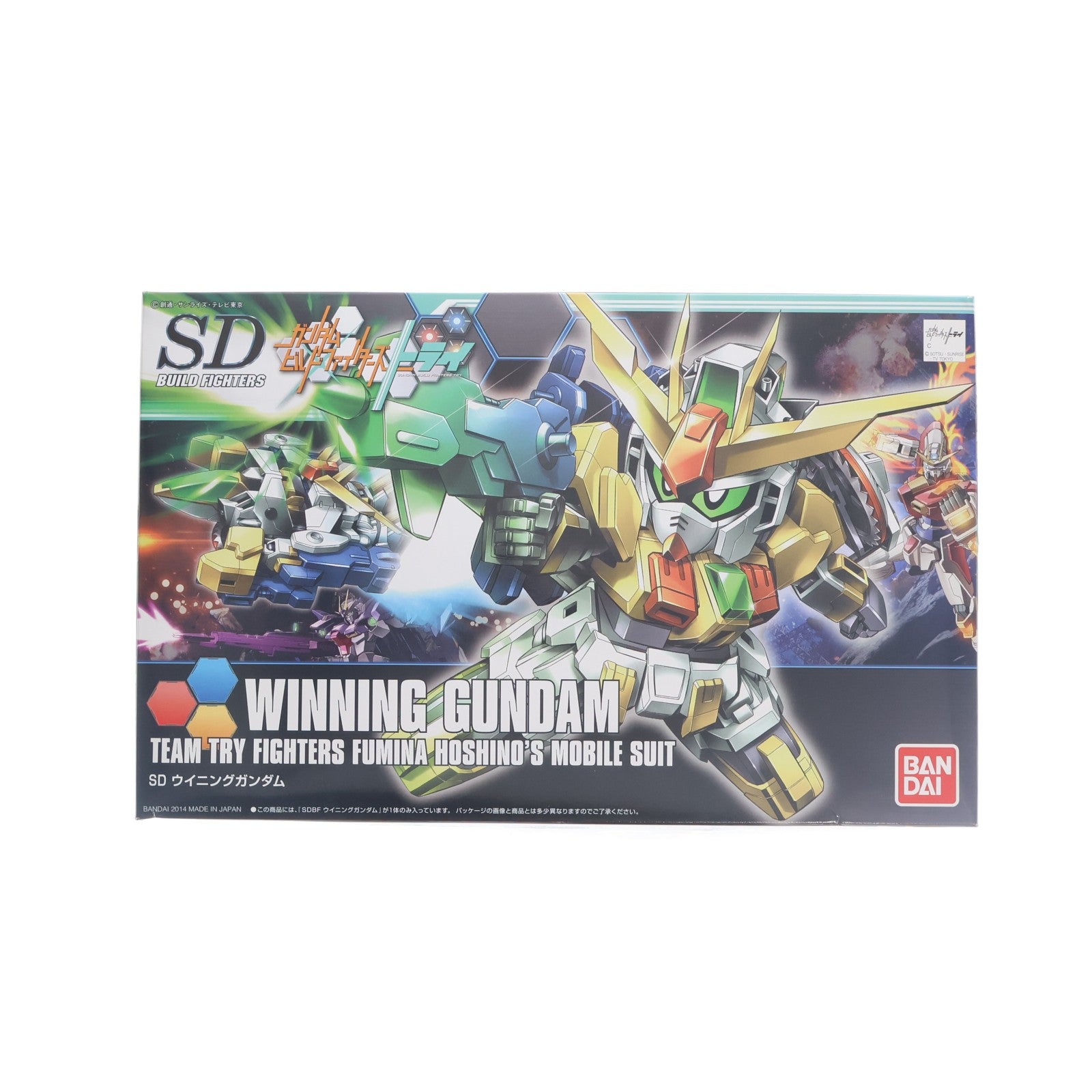 【中古即納】[PTM] SDBF SD-237 ウイニングガンダム ガンダムビルドファイターズトライ プラモデル バンダイ(20141206)