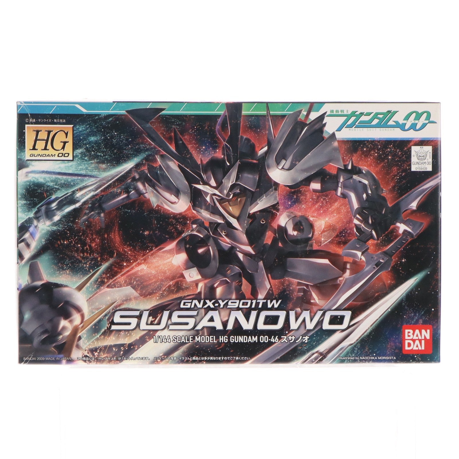 【中古即納】[PTM] HG 1/144 GNX-Y901TW スサノオ 機動戦士ガンダム00(ダブルオー) プラモデル(0159439) バンダイ(20190531)