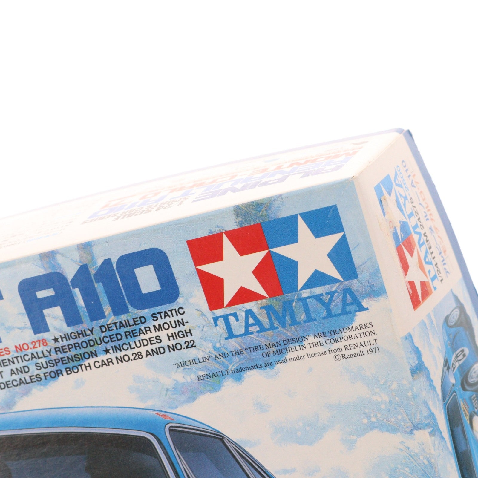 【中古即納】[PTM] スポーツカーシリーズ No.278 1/24 アルピーヌ ルノー A110 モンテカルロ '71 プラモデル(24278) タミヤ(20050531)