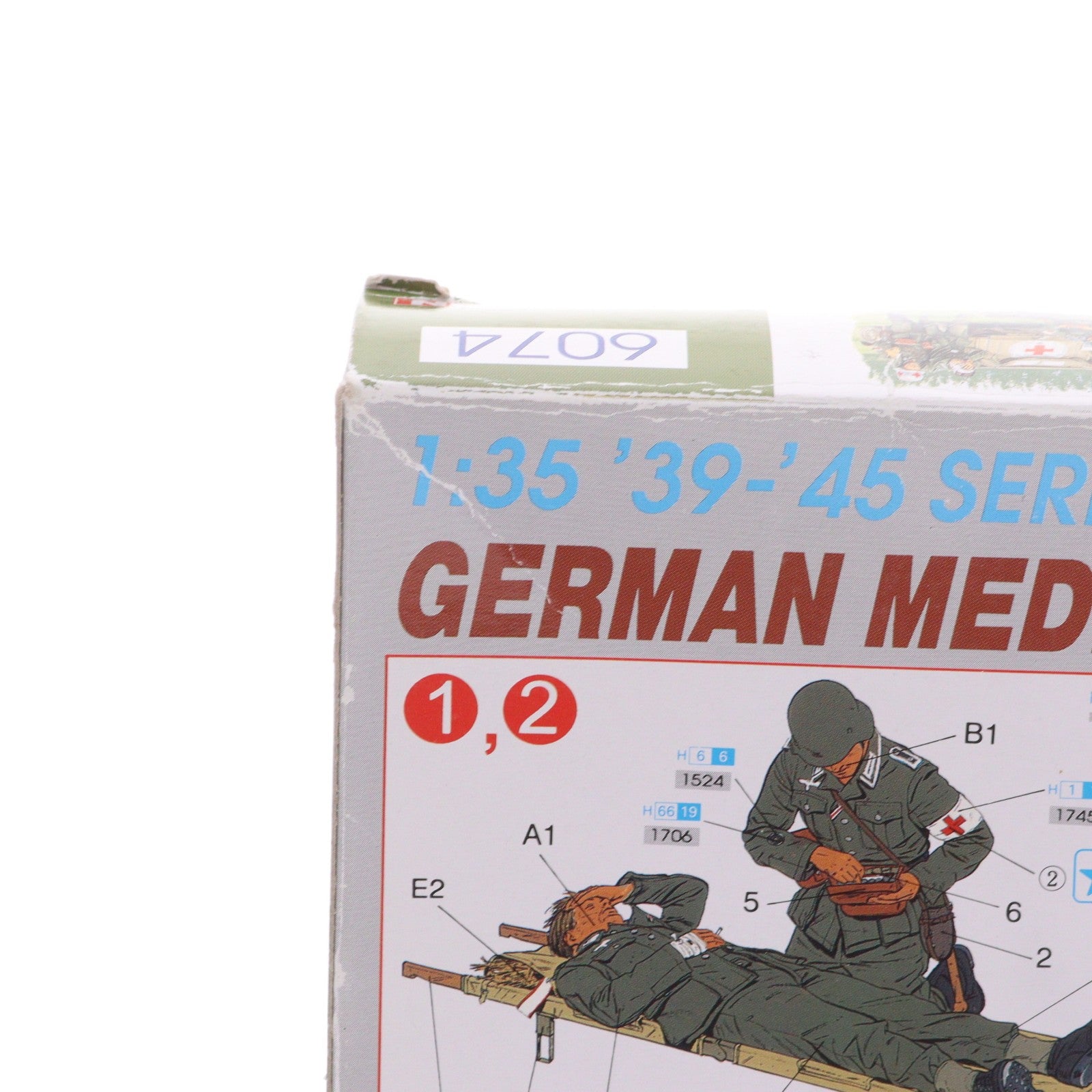 【中古即納】[PTM] '39-'45 SERIES 1/35 GERMAN MEDICAL TROOPS-ドイツ軍衛生兵- プラモデル(6074) DRAGON(ドラゴン)(19971231)