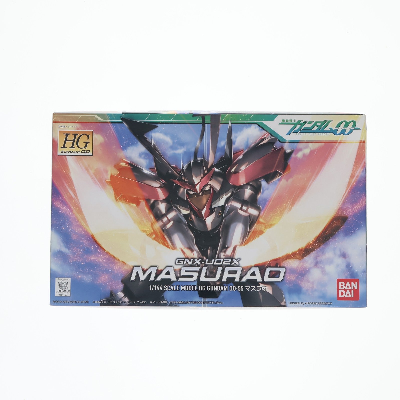 【中古即納】[PTM] HG 1/144 GNX-U02X マスラオ 機動戦士ガンダム00(ダブルオー) プラモデル(0161407) バンダイ(20091215)