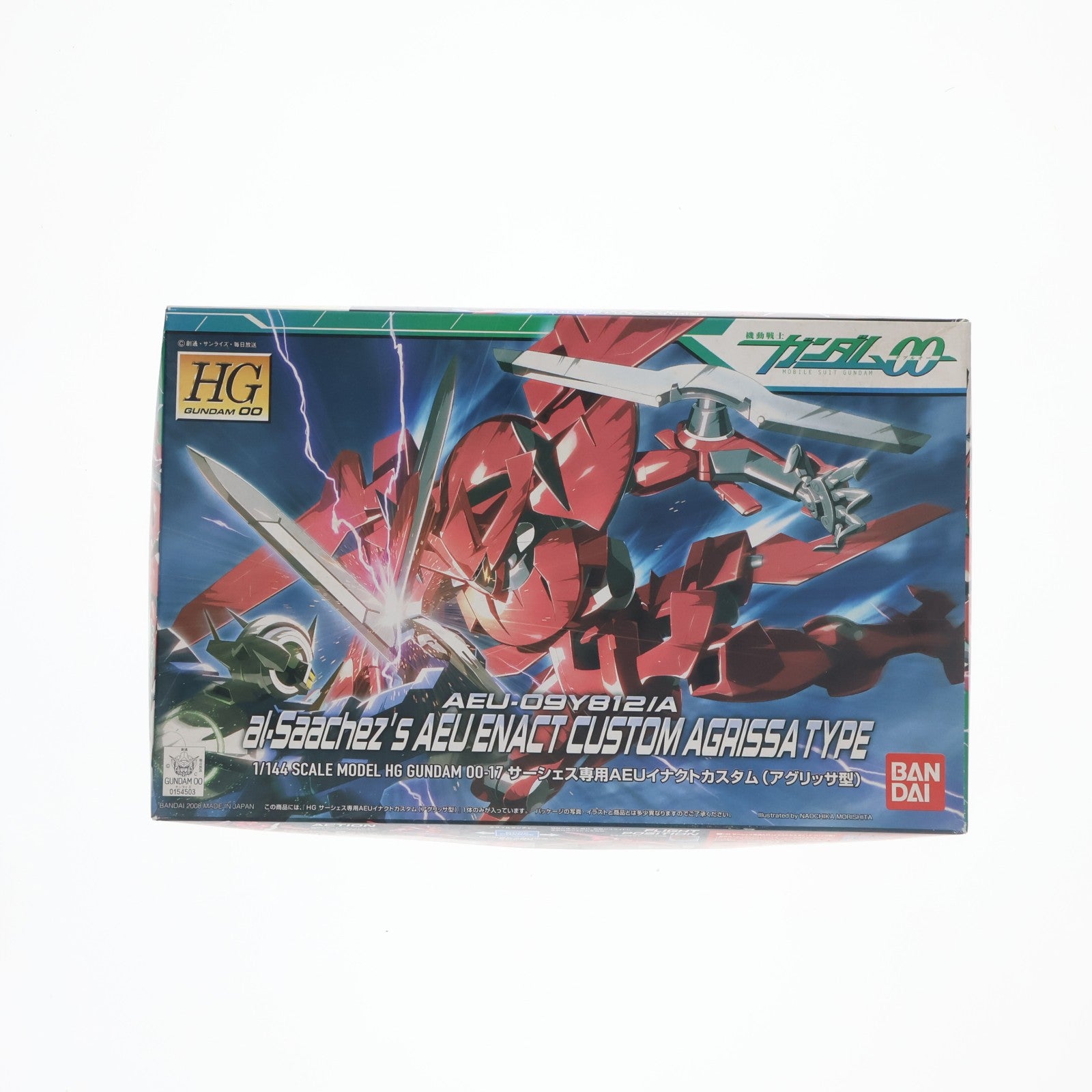 【中古即納】[PTM] HG 1/144 サーシェス専用AEUイナクトカスタム(アグリッサ型) 機動戦士ガンダム00(ダブルオー) プラモデル(0202305) バンダイ(20180526)