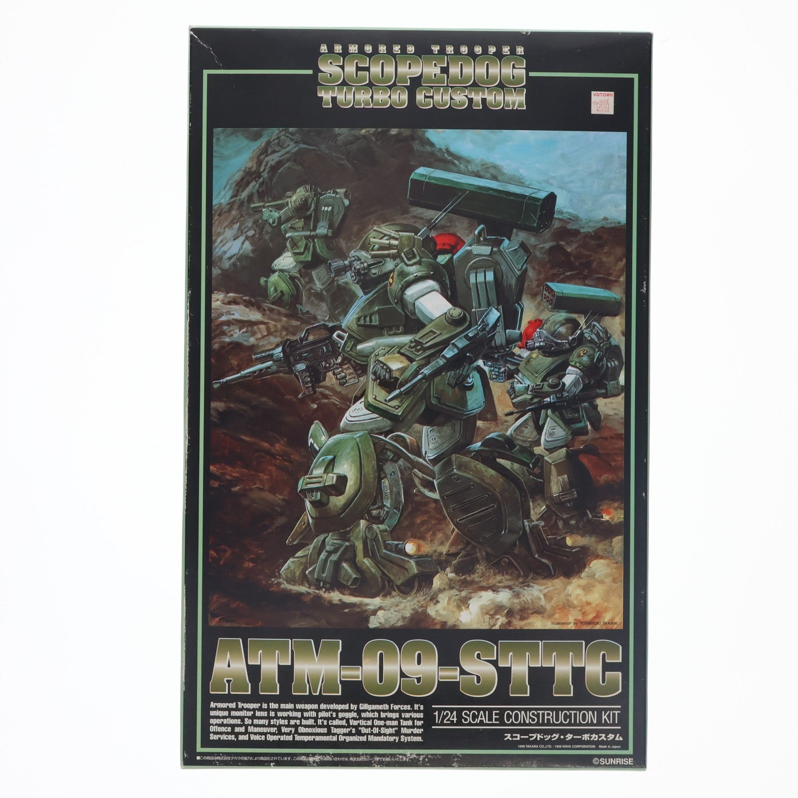 【中古即納】[PTM] 1/24 ATM-09-STTC スコープドッグ・ターボカスタム 装甲騎兵ボトムズ プラモデル(BK-58) ウェーブ(WAVE)(19991018)