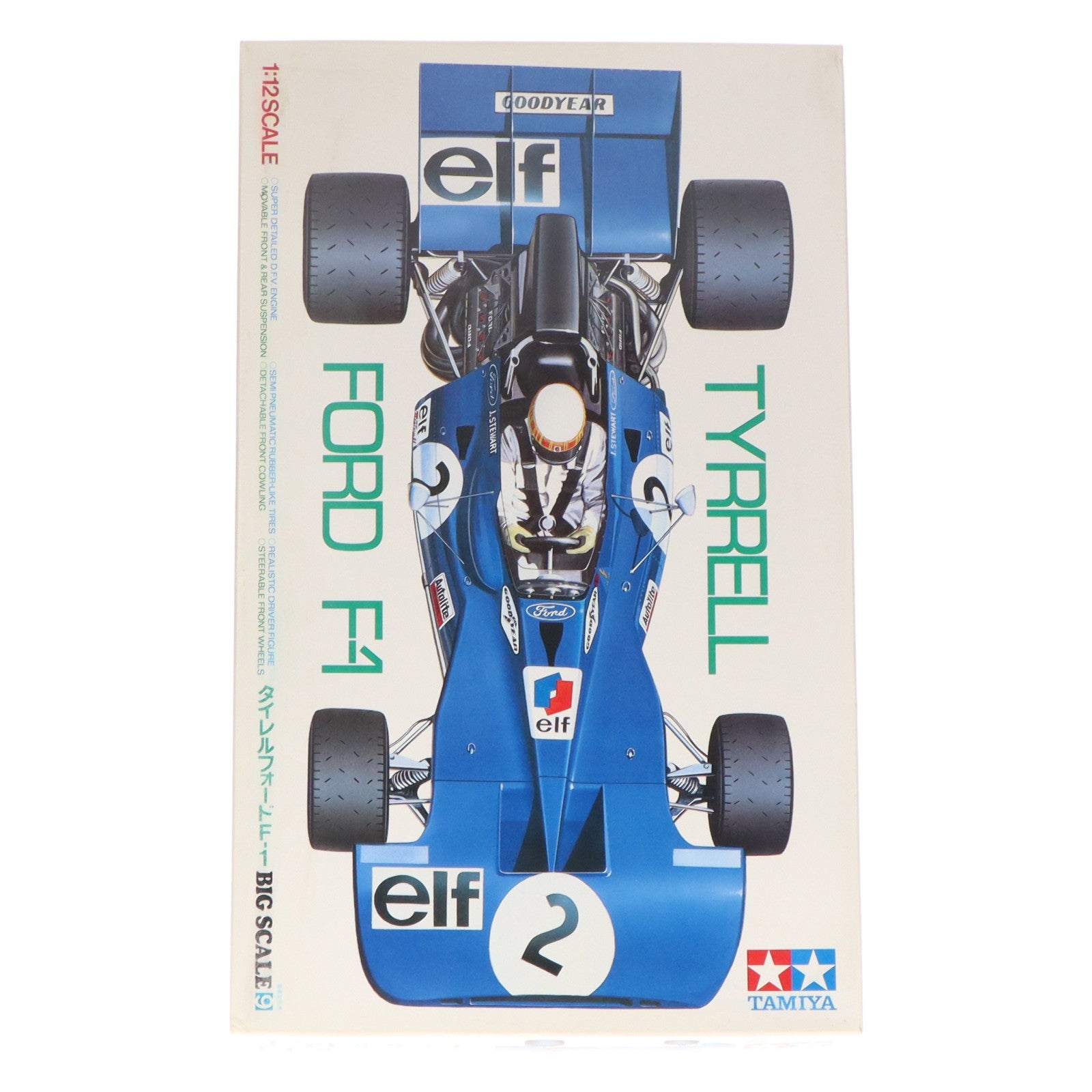 【中古即納】[PTM] ビッグスケールシリーズ No.9 1/12 タイレル フォード F1 プラモデル(12009) タミヤ(19991231)