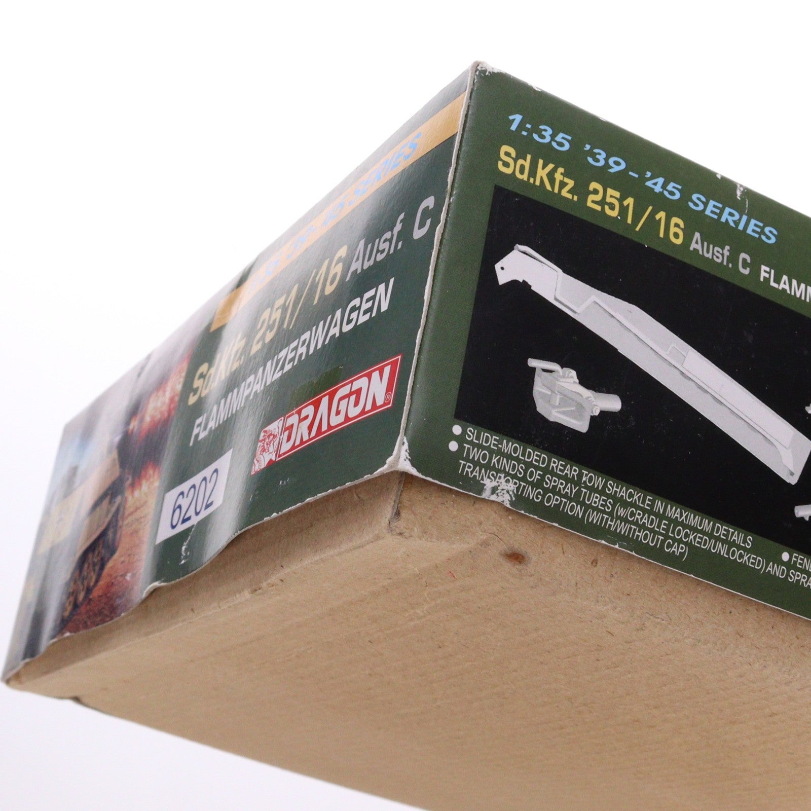 【中古即納】[PTM] '39-'45 SERIES 1/35 Sd.Kfz.251/16 Ausf.C 火焔放射装甲車 プラモデル(6202) DRAGON(ドラゴン)(20041231)