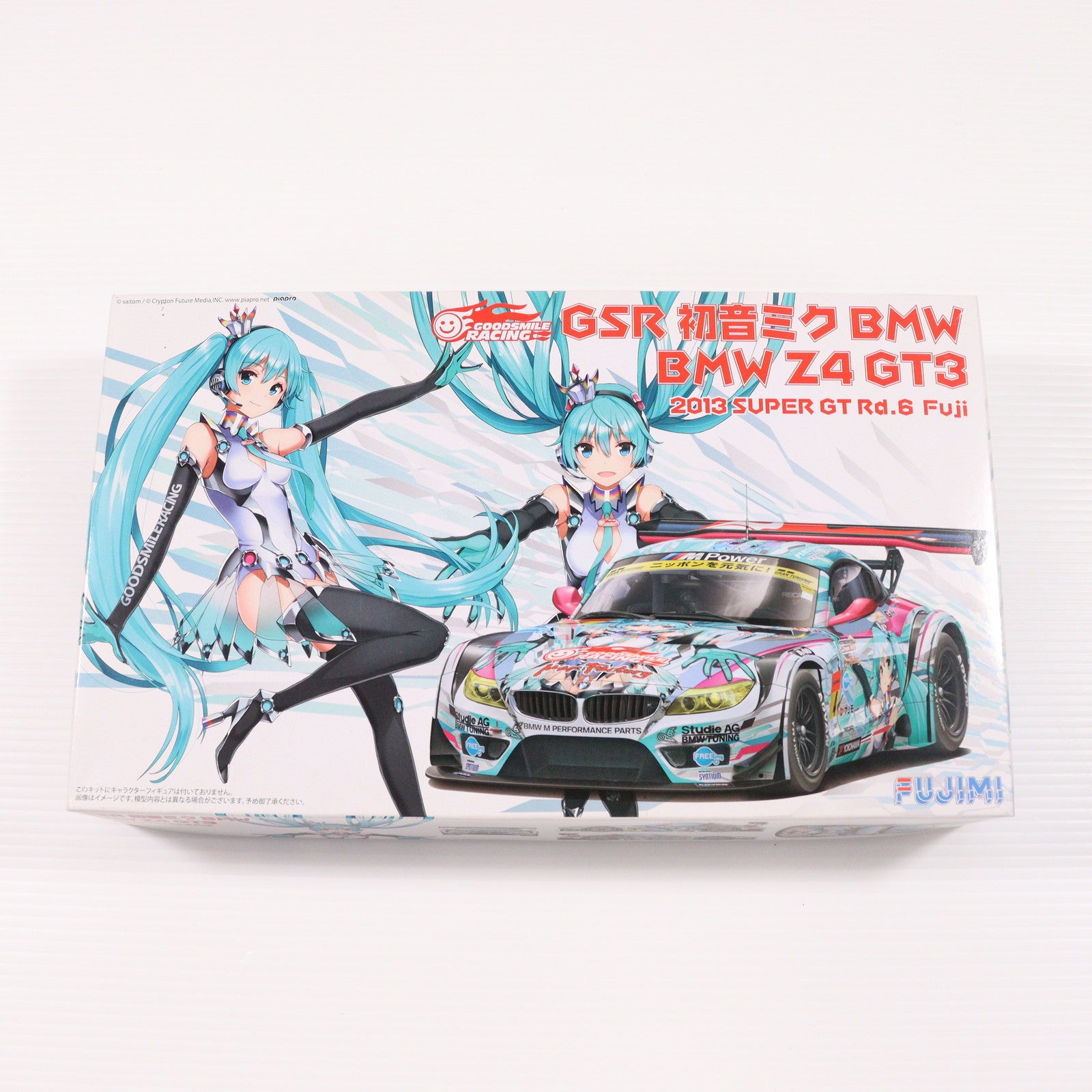 【中古即納】[PTM] 1/24 GSR 初音ミク BMW (BMW Z4 GT3) 2013 SUPER GT Rd.6 Fuji 優勝車 キャラクター・ボーカル・シリーズ01 初音ミク プラモデル フジミ模型(FUJIMI)(20140205)
