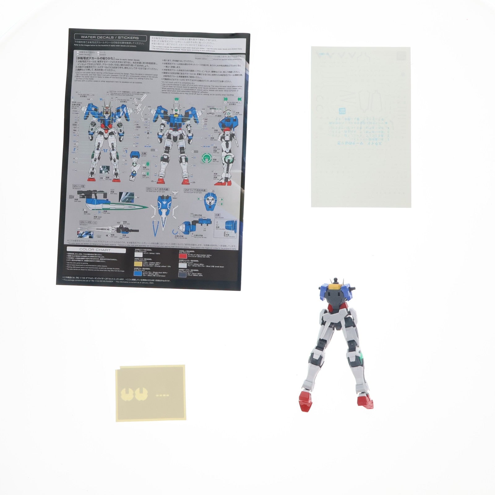 【中古即納】[PTM] RG 1/144 GN-0000+GNR-010/XN ダブルオーザンライザー 機動戦士ガンダム00V(ダブルオーブイ) プラモデル(5062196) バンダイスピリッツ(20240130)