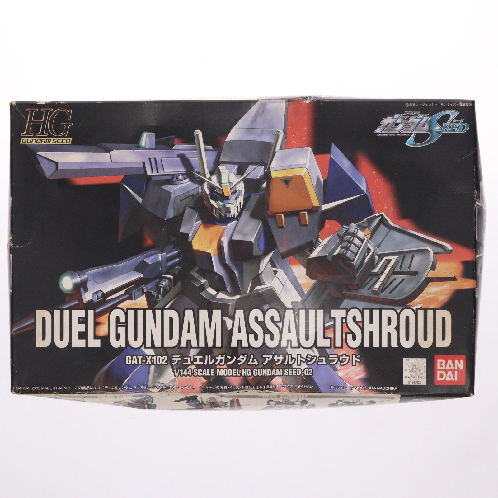 【中古即納】[PTM] HG 1/144 デュエルガンダム アサルトシュラウド 機動戦士ガンダムSEED(シード) プラモデル バンダイ(20021120)