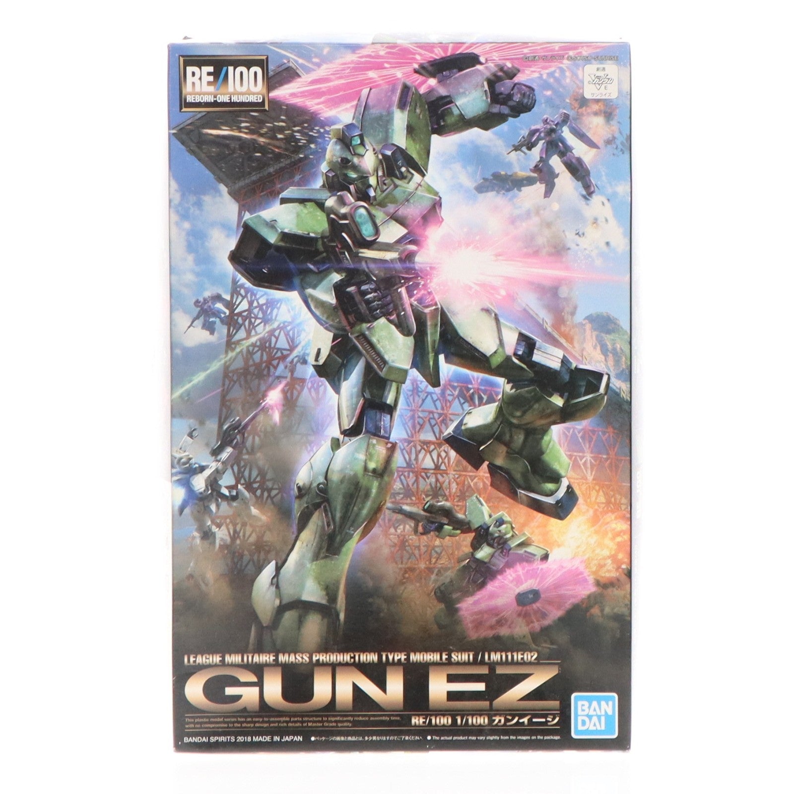 【中古即納】[PTM] RE/100 1/100 LM111E02 ガンイージ 機動戦士Vガンダム プラモデル(5055587) バンダイスピリッツ(20181229)