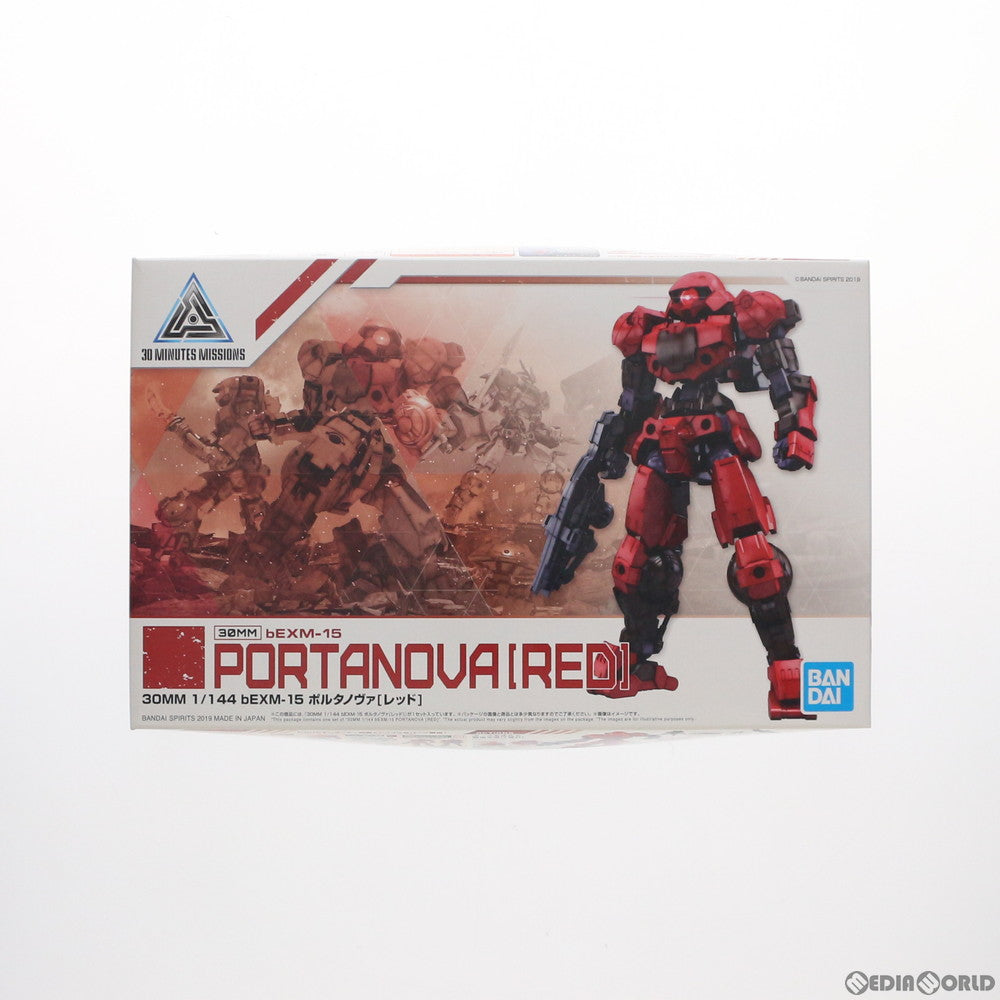 【中古即納】[PTM] 30MM 1/144 bEXM-15 ポルタノヴァ(レッド) 30 MINUTES MISSIONS(サーティミニッツミッションズ) プラモデル バンダイスピリッツ(20210615)