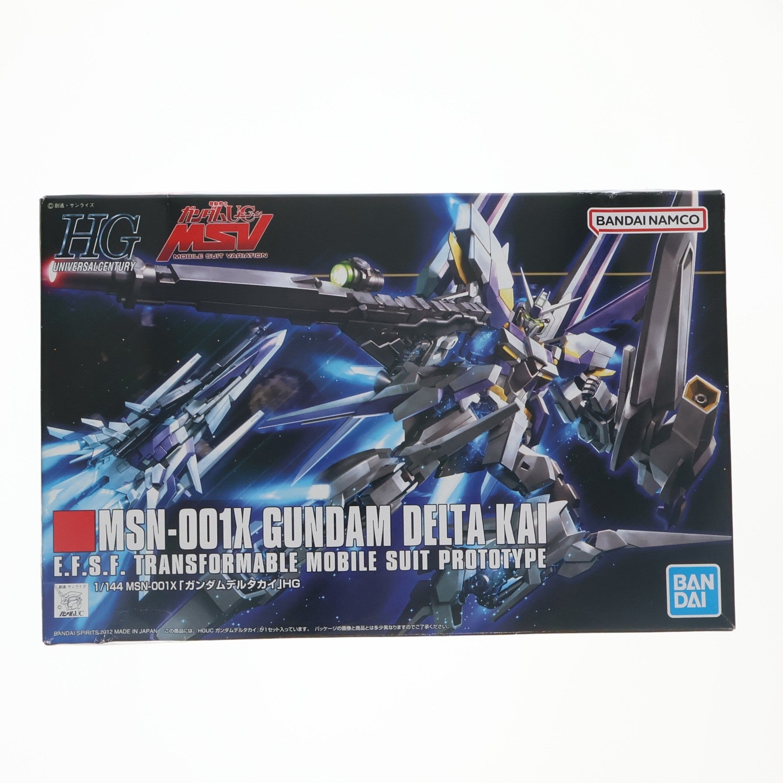 【中古即納】[PTM] (再販) HGUC 1/144 MSN-001X ガンダムデルタカイ 機動戦士ガンダムUC(ユニコーン) MSV プラモデル(5060678) バンダイスピリッツ(20240907)