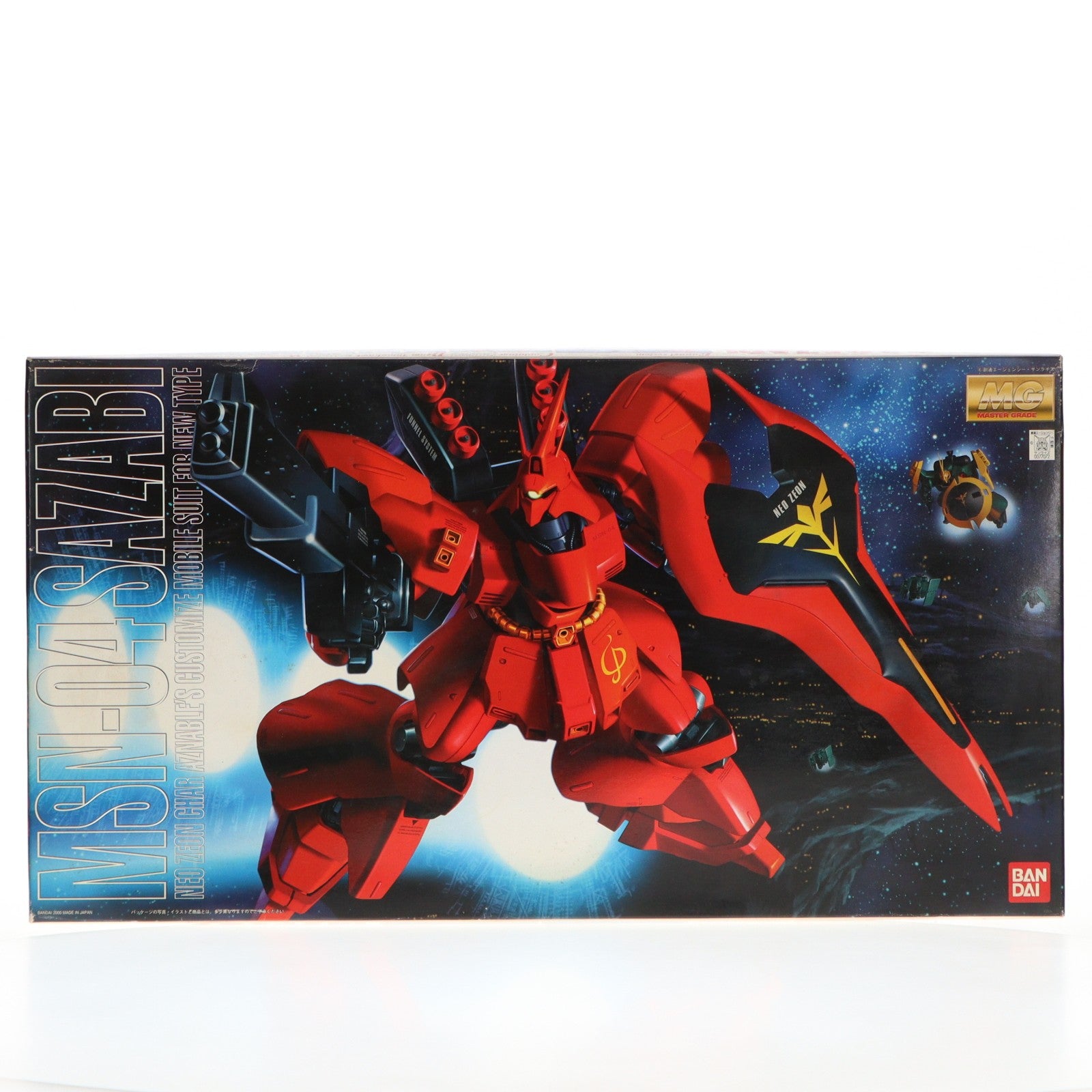 【中古即納】[PTM] MG 1/100 MSN-04 サザビー 機動戦士ガンダム 逆襲のシャア プラモデル(0077072) バンダイ(20170802)