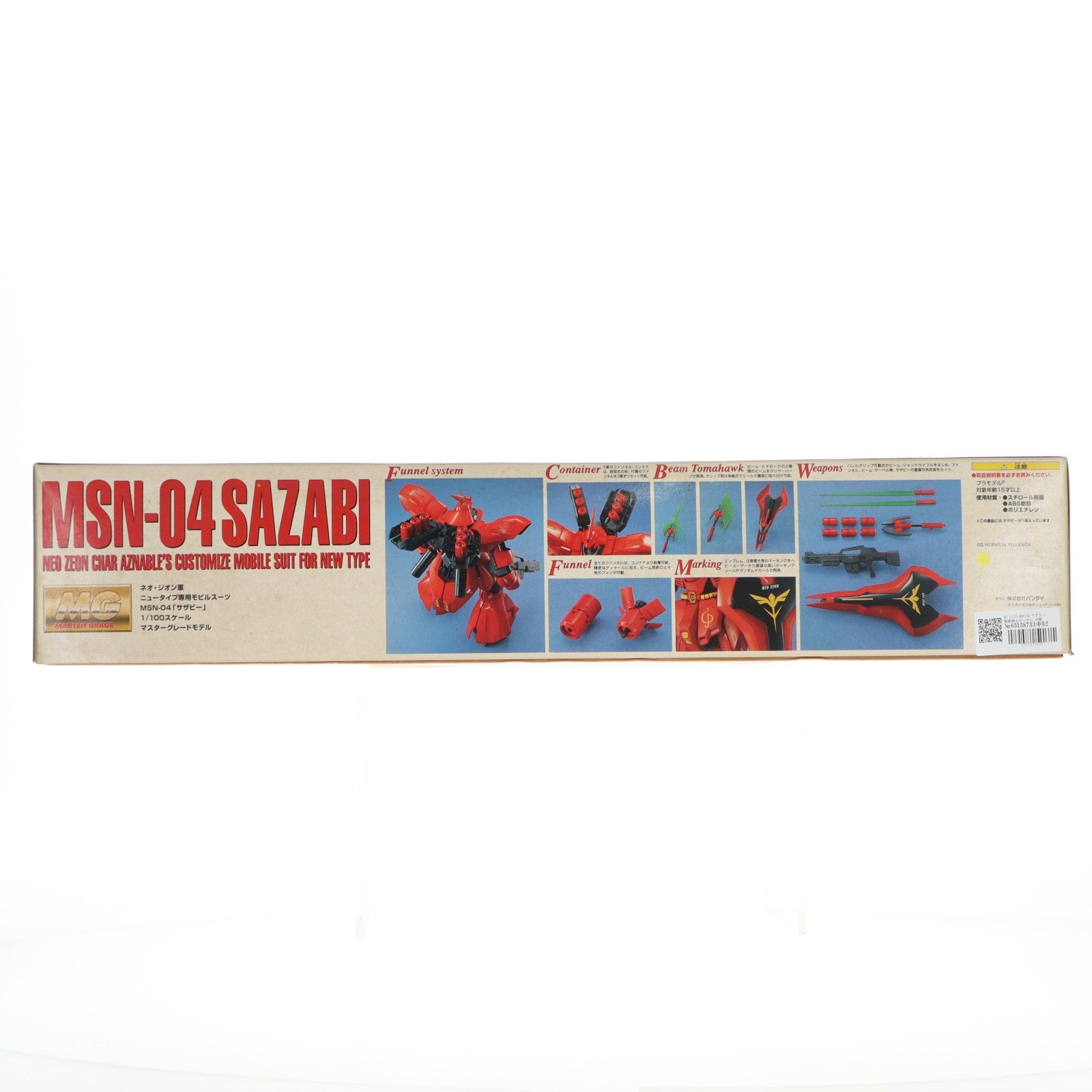 【中古即納】[PTM] MG 1/100 MSN-04 サザビー 機動戦士ガンダム 逆襲のシャア プラモデル(0077072) バンダイ(20170802)
