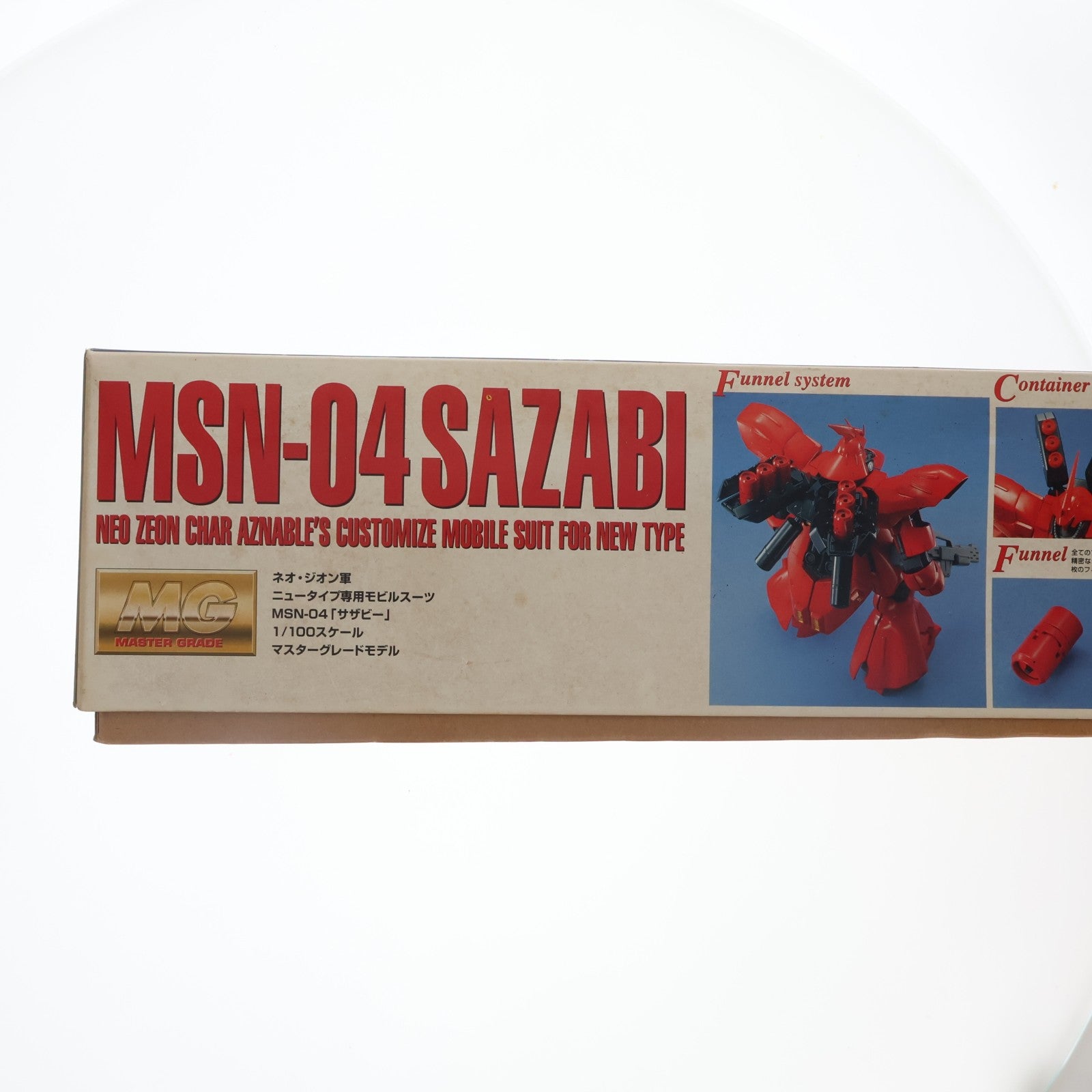 【中古即納】[PTM] MG 1/100 MSN-04 サザビー 機動戦士ガンダム 逆襲のシャア プラモデル(0077072) バンダイ(20170802)
