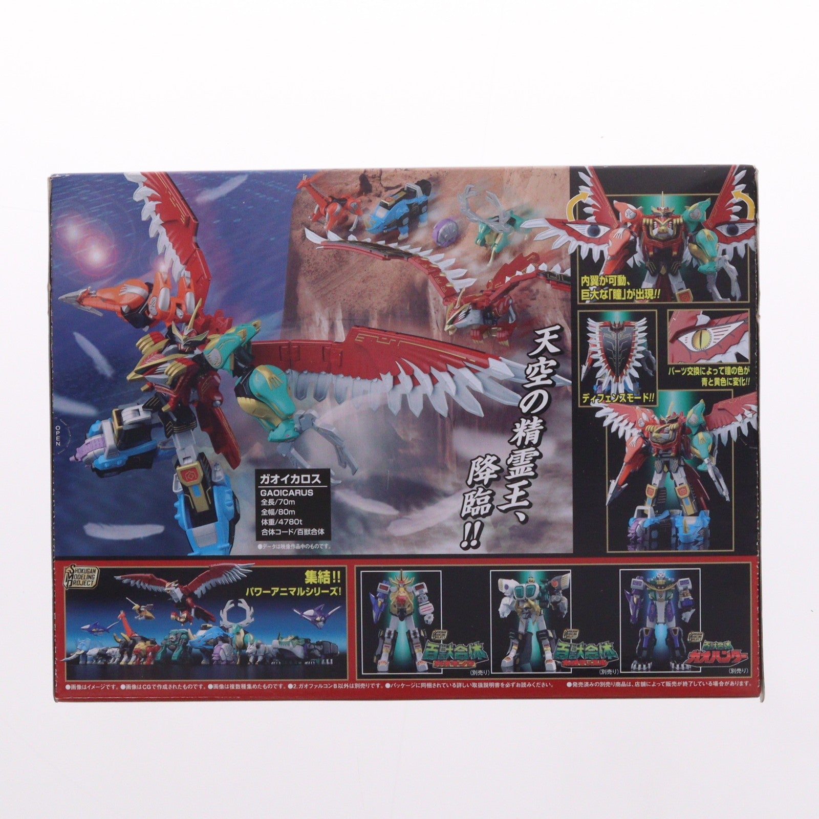 【中古即納】[PTM] (単品)(食玩) ガオファルコンB SMP[SHOKUGAN MODELING PROJECT] 百獣合体 ガオイカロス 百獣戦隊ガオレンジャー プラモデル バンダイ(20220718)