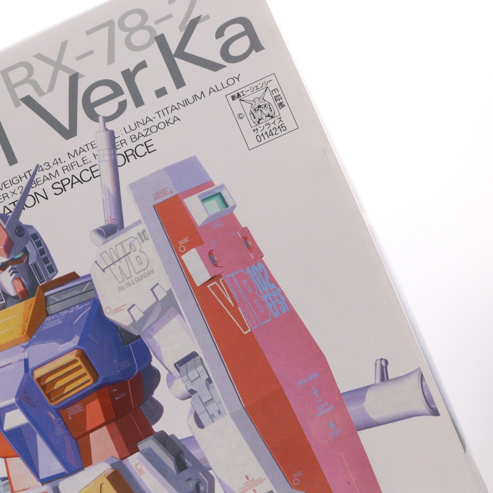 【中古即納】[PTM] MG 1/100 RX-78-2 ガンダム Ver.Ka 機動戦士ガンダム プラモデル(0114215) バンダイ(20210629)