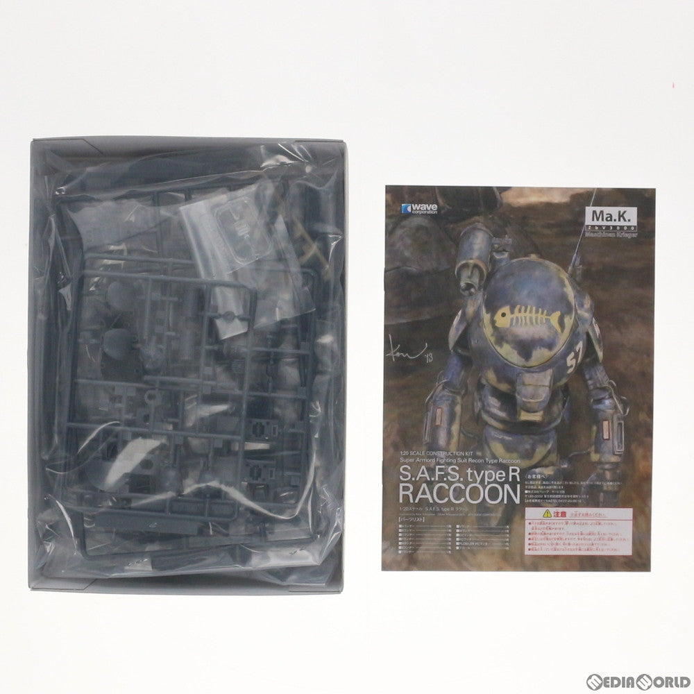 【中古即納】[PTM] 1/20 S.A.F.S. type R ラクーン マシーネンクリーガー Zbv3000 プラモデル(MK-015) ウェーブ(WAVE)(20131101)