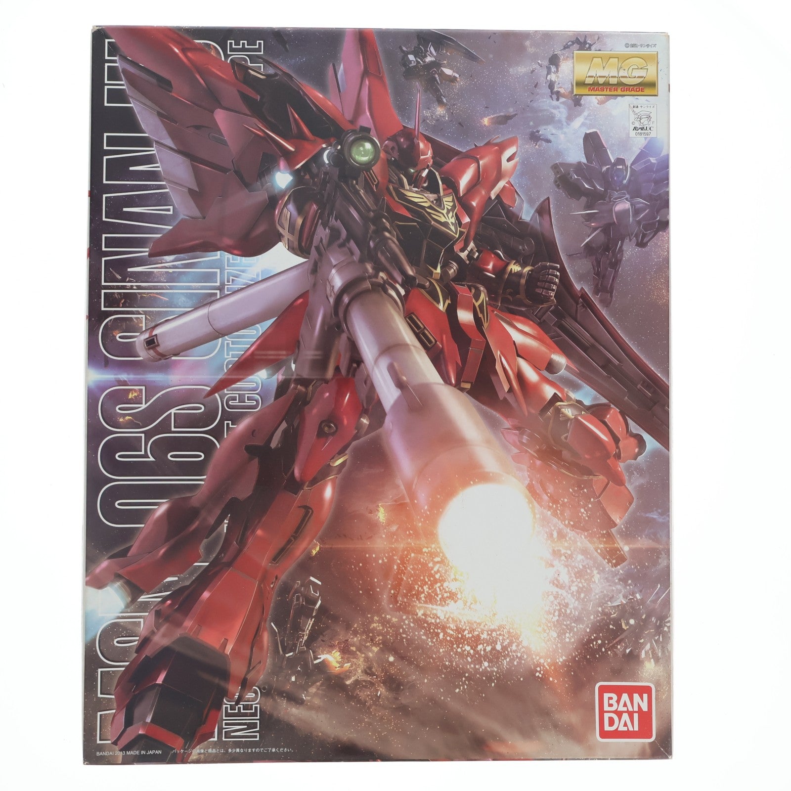 【中古即納】[PTM] MG 1/100 MSN-06S シナンジュ 機動戦士ガンダムUC(ユニコーン) プラモデル(0181597) バンダイ(20130327)
