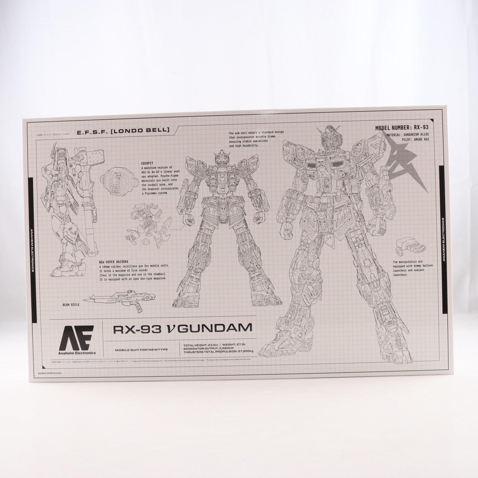【中古即納】[PTM] PG UNLEASHED 1/60 νガンダム 機動戦士ガンダム 逆襲のシャア プラモデル(5069191) バンダイスピリッツ(20260131)