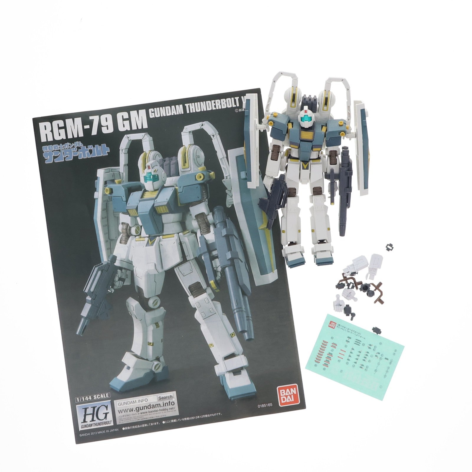 【中古即納】[PTM] HG 1/144 ジム(ガンダムサンダーボルト版) 機動戦士ガンダム サンダーボルト プラモデル(0185165) バンダイ(20131228)