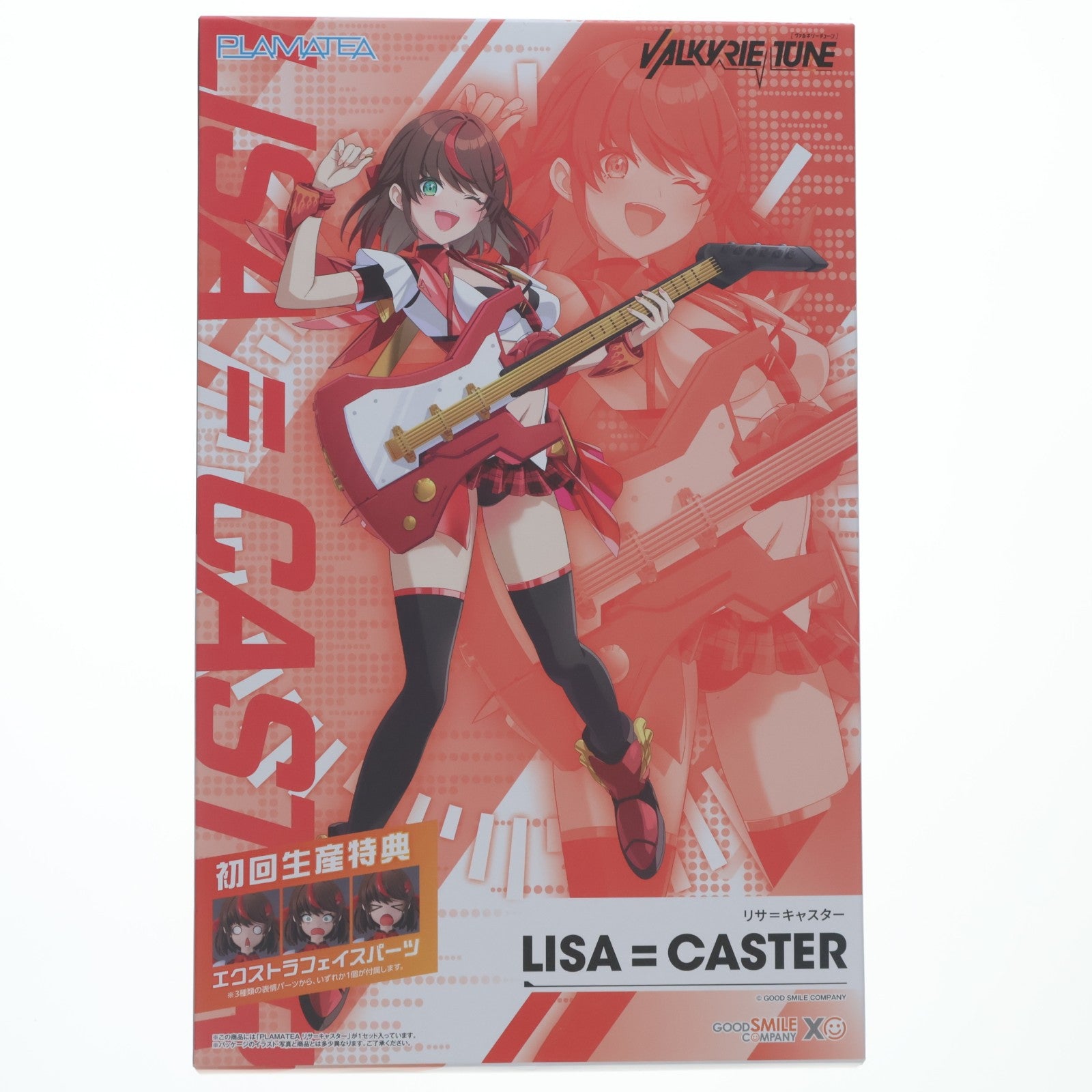 【中古即納】[PTM] 初回生産特典(白目顔)付属 PLAMATEA VALKYRIE TUNE(プラマテア ヴァルキリーチューン) リサ=キャスター プラモデル グッドスマイルカンパニー(20260220)