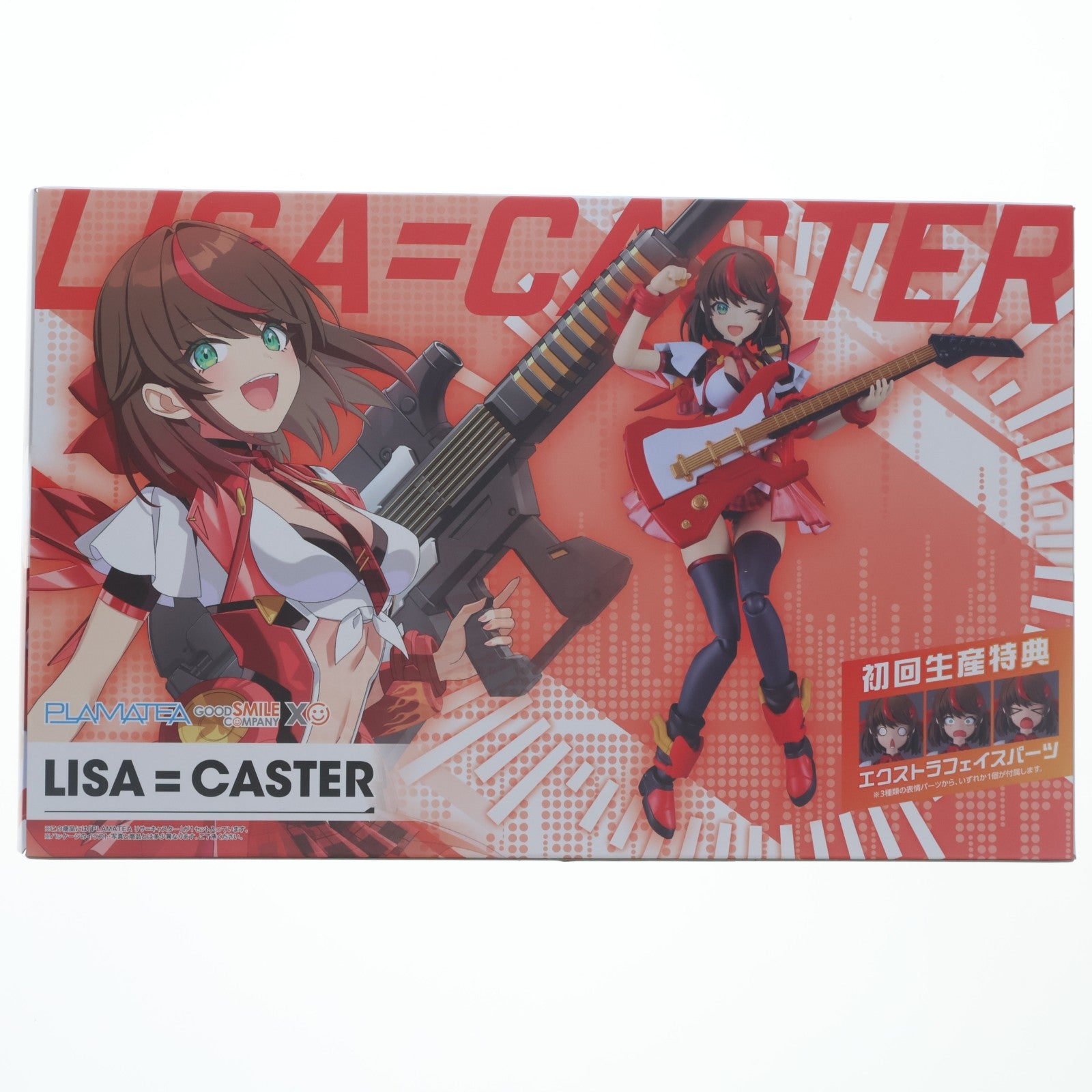 【中古即納】[PTM] 初回生産特典(白目顔)付属 PLAMATEA VALKYRIE TUNE(プラマテア ヴァルキリーチューン) リサ=キャスター プラモデル グッドスマイルカンパニー(20260220)