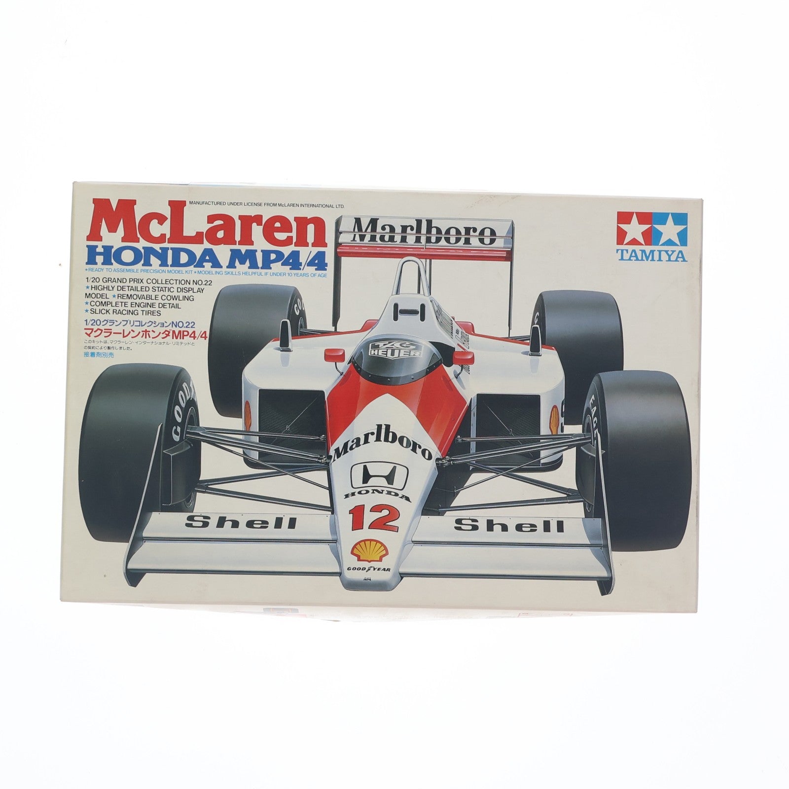 【中古即納】[PTM] グランプリコレクション No.22 1/20 マクラーレン ホンダ MP4/4 マールボロVer. ディスプレイモデル 定価1300円版 プラモデル(20022) タミヤ(19881231)