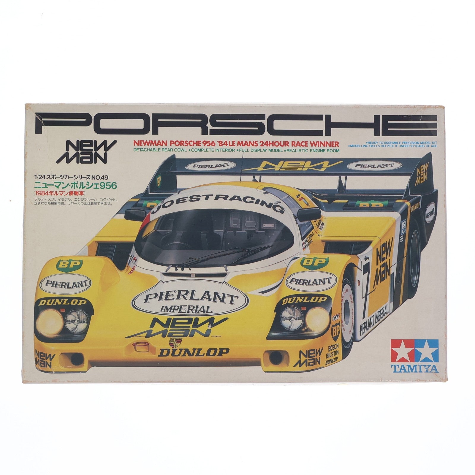 【中古即納】[PTM] スポーツカーシリーズ No.49 1/24 ニューマン・ポルシェ956(1984年ル・マン優勝車) ディスプレイモデル プラモデル(24049) タミヤ(20120623)