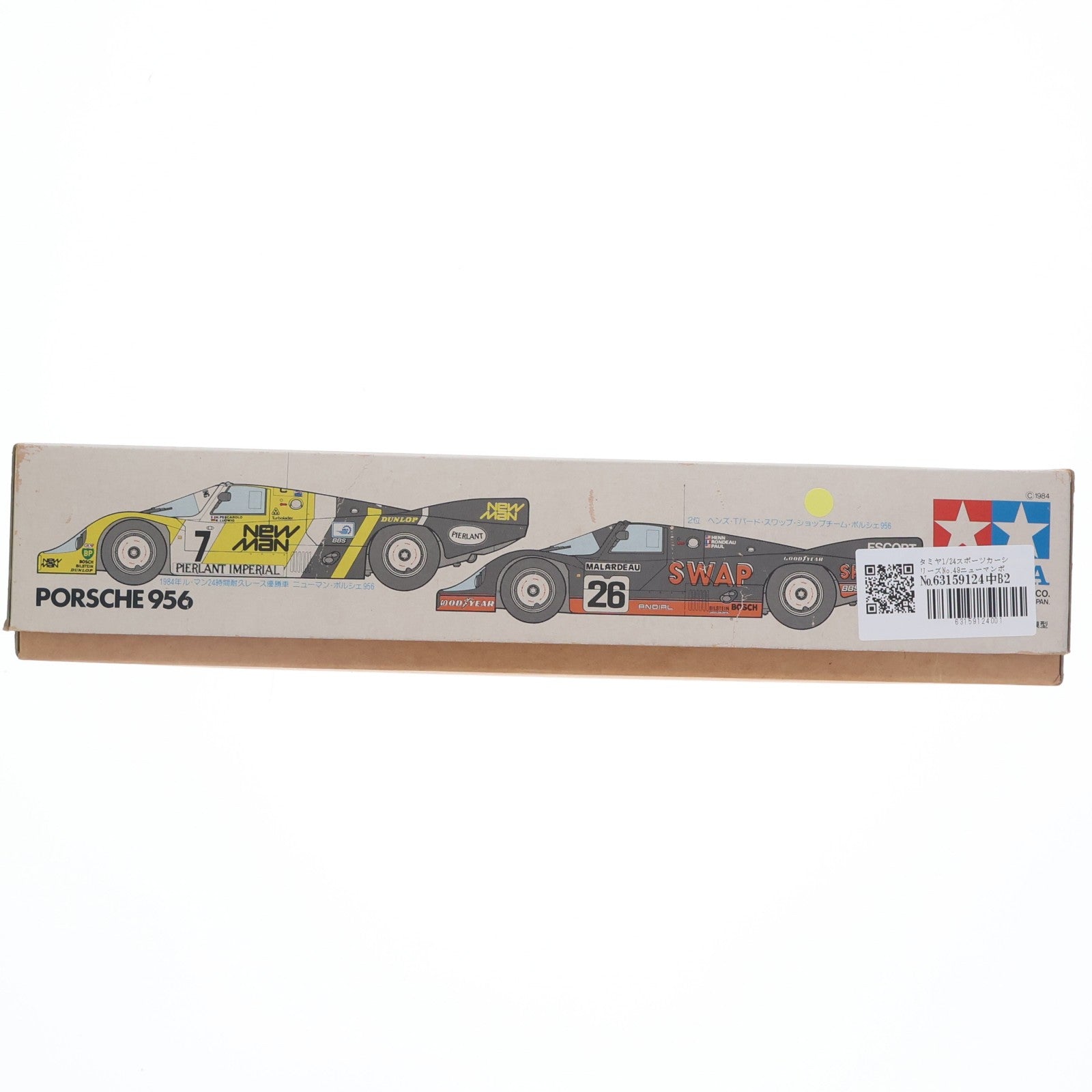 【中古即納】[PTM] スポーツカーシリーズ No.49 1/24 ニューマン・ポルシェ956(1984年ル・マン優勝車) ディスプレイモデル プラモデル(24049) タミヤ(20120623)