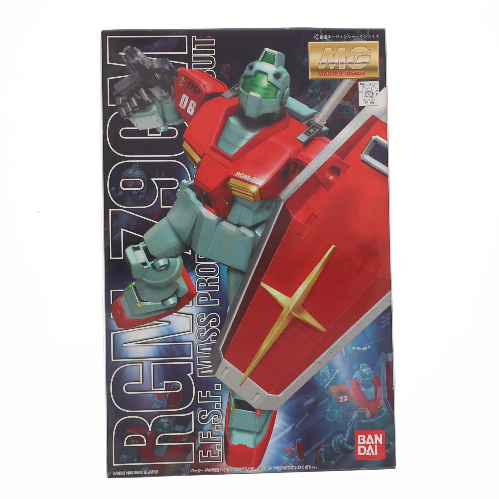 【中古即納】[PTM] MG 1/100 RGM-79 ジム 機動戦士ガンダム プラモデル(0071869) バンダイ(20170224)