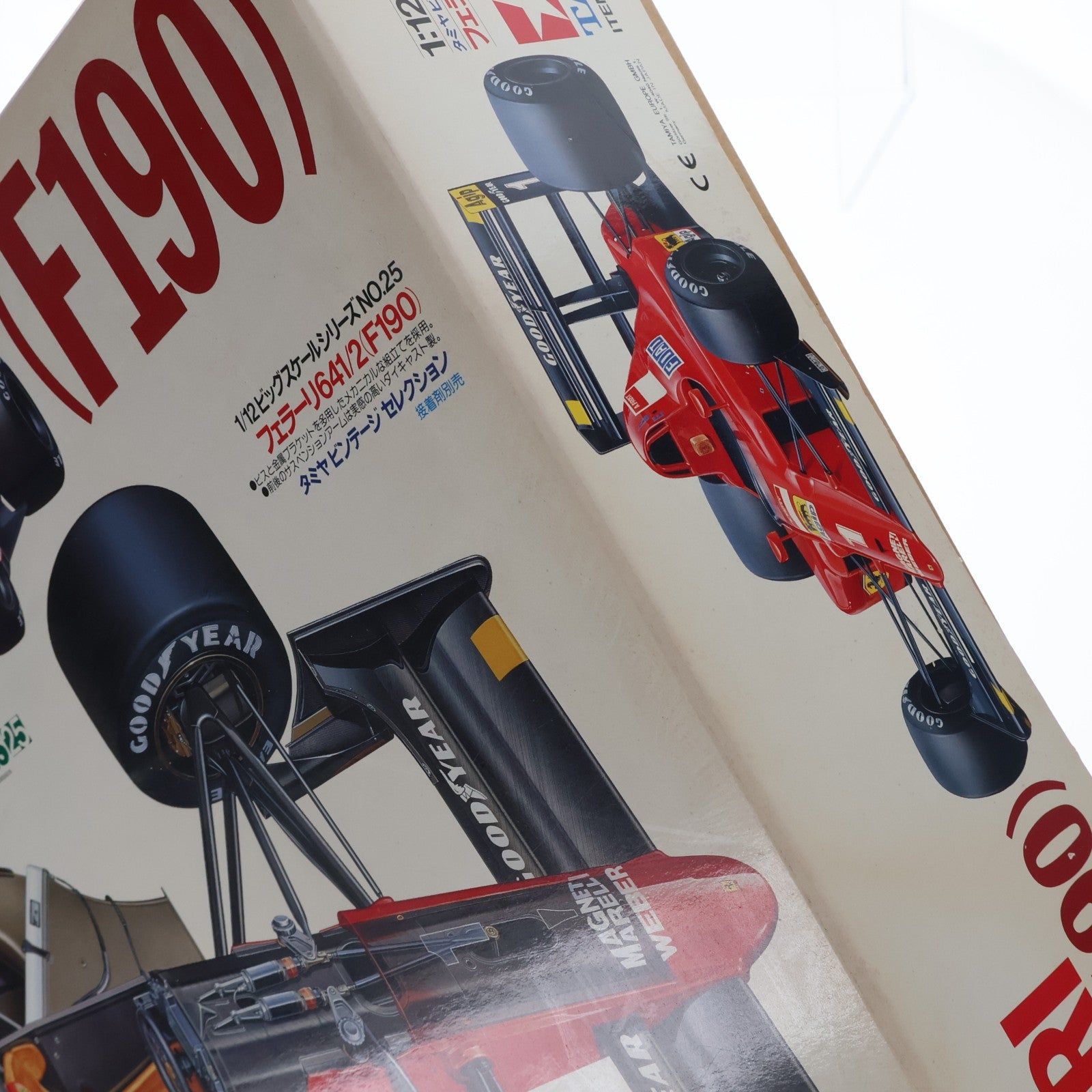 【中古即納】[PTM] ビッグスケールシリーズ No.25 1/12 フェラーリ 641/2(F190) ディスプレイモデル プラモデル(12027) タミヤ(19991231)