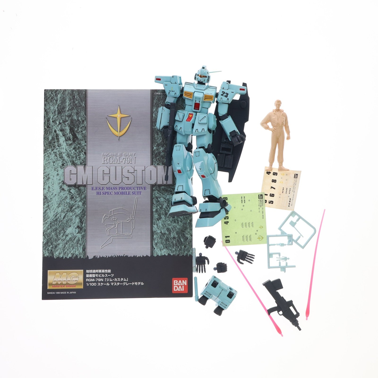 【中古即納】[PTM] MG 1/100 RGM-79N ジム・カスタム 機動戦士ガンダム0083 STARDUST MEMORY(スターダストメモリー) プラモデル(0071691) バンダイ(20180130)