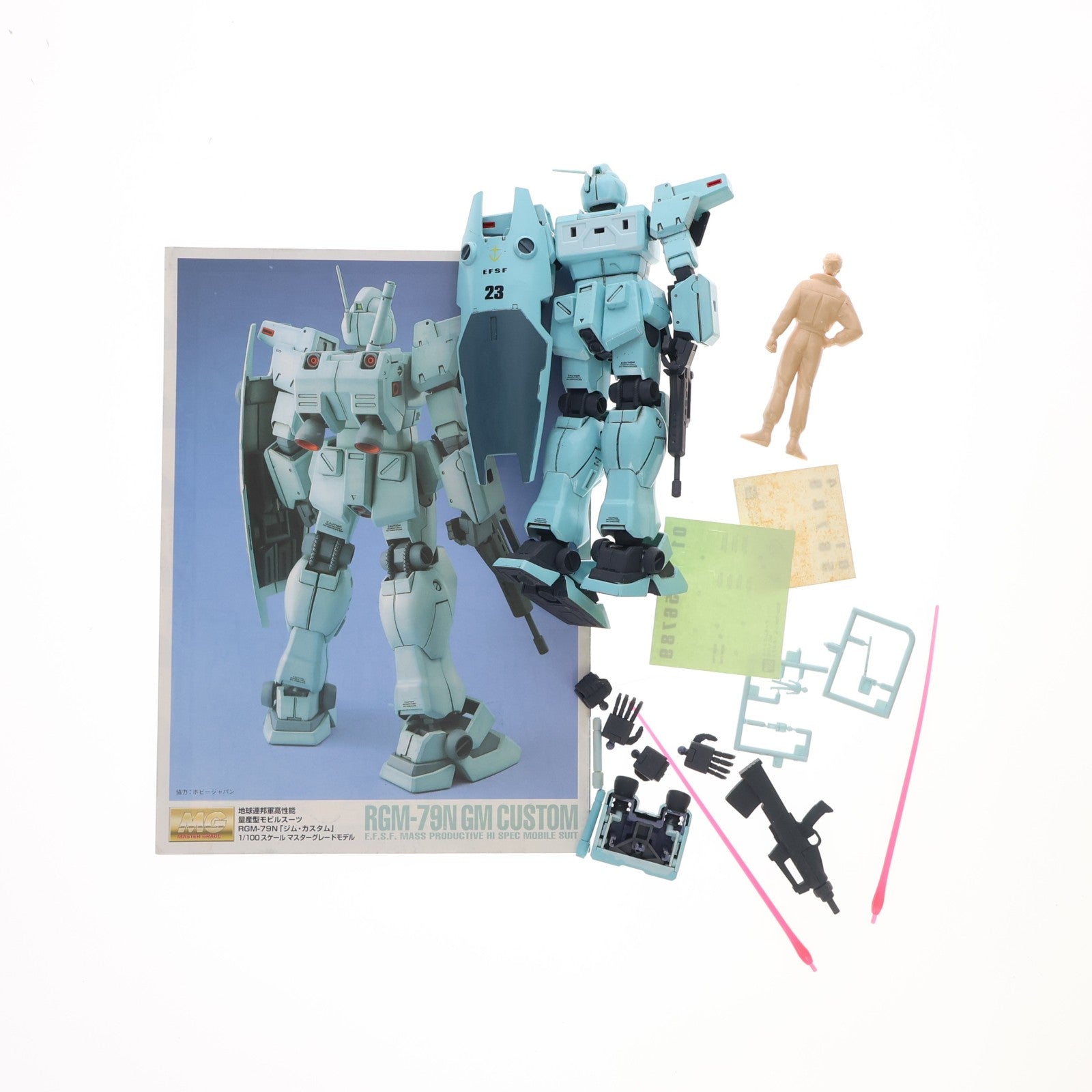 【中古即納】[PTM] MG 1/100 RGM-79N ジム・カスタム 機動戦士ガンダム0083 STARDUST MEMORY(スターダストメモリー) プラモデル(0071691) バンダイ(20180130)