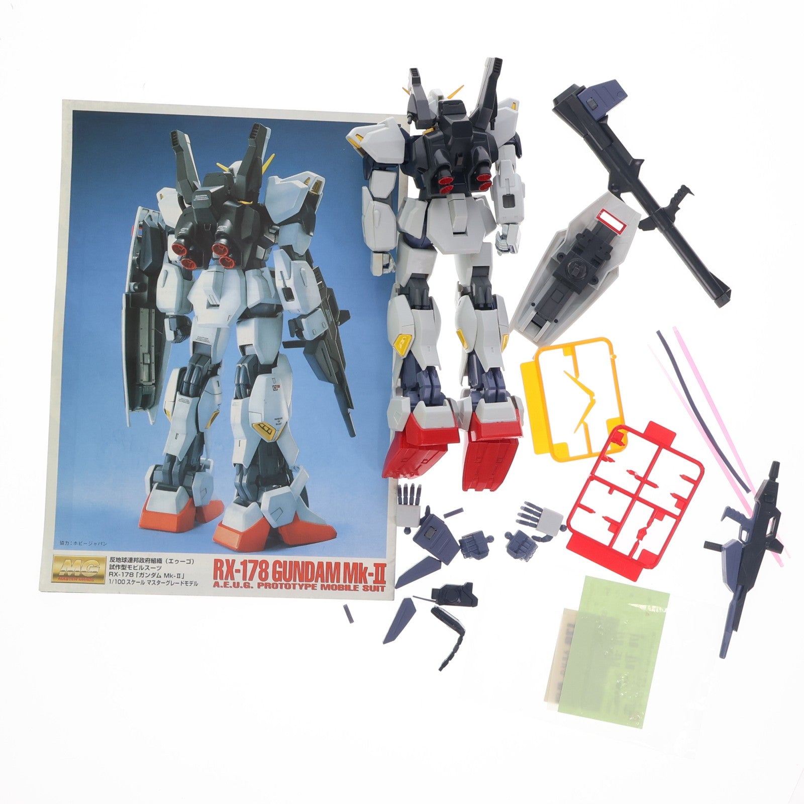 【中古即納】[PTM] MG 1/100 RX-178 ガンダムMk-II(エゥーゴ仕様) 機動戦士Zガンダム プラモデル(0061364) バンダイ(20170218)