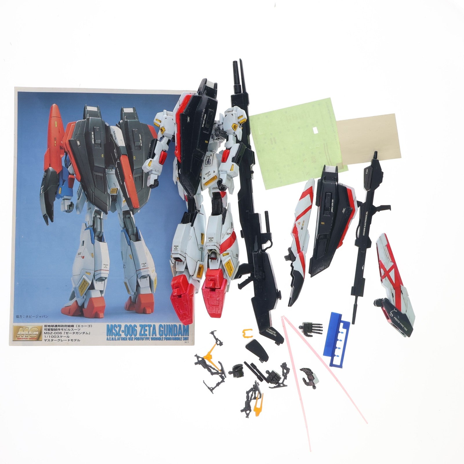 【中古即納】[PTM] MG 1/100 MSZ-006 ゼータガンダム 機動戦士Zガンダム プラモデル(0052673) バンダイ(20170802)