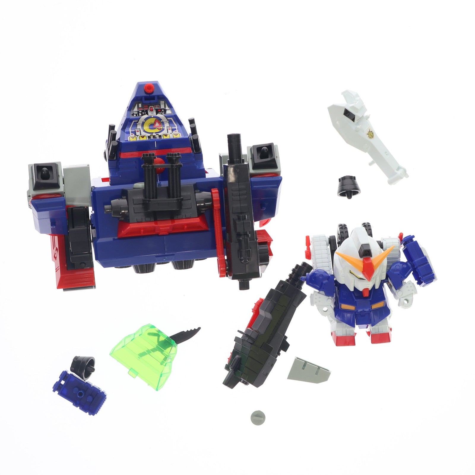 【中古即納】[PTM] 元祖SDガンダムワールド No.71 GRXG-009 ジェネラル支援メカ ガンアーマー キャプテンガンダム付 SDコマンド戦記 G-ARMS プラモデル(0032439) バンダイ(19910301)