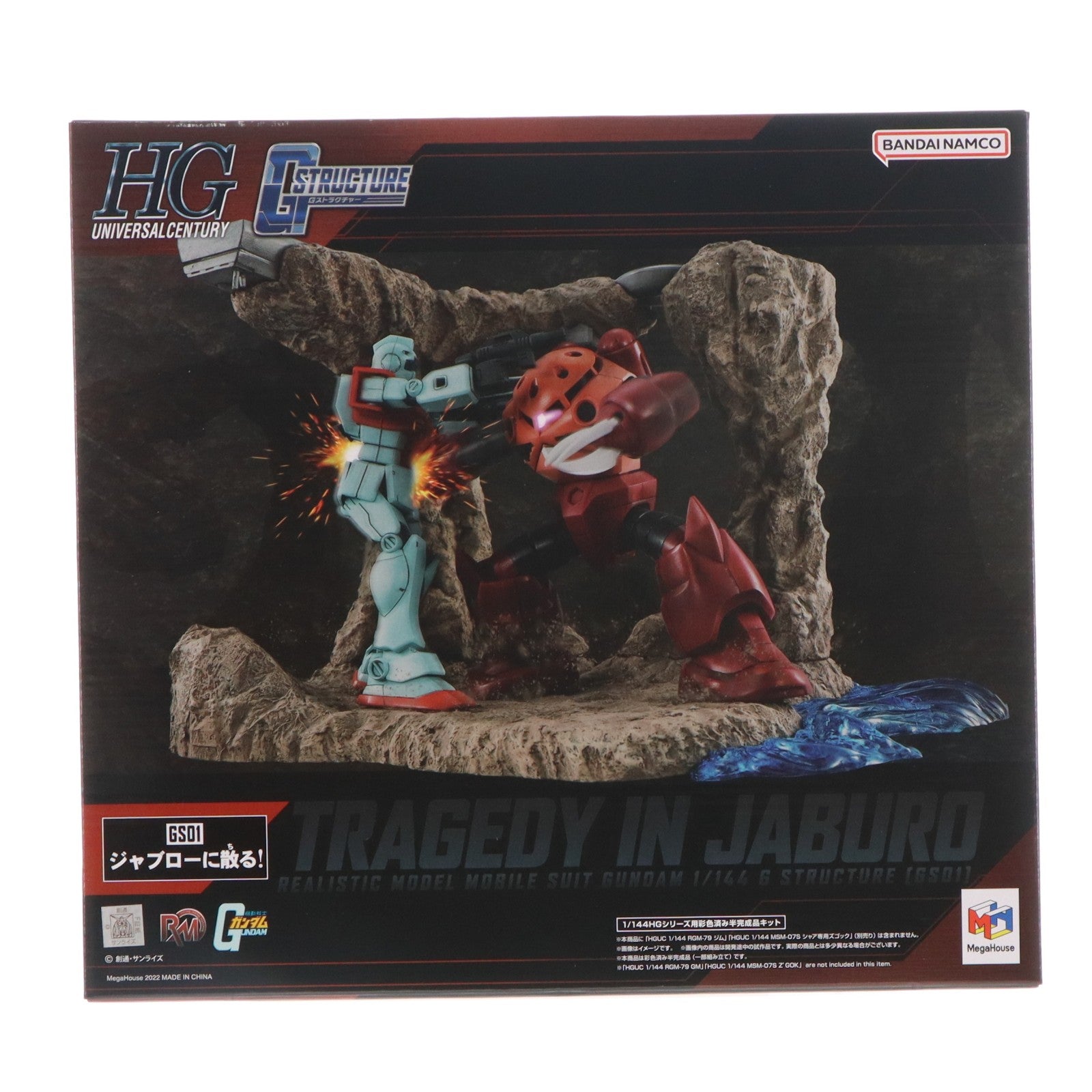 【中古即納】[PTM] Realistic Model Series Gストラクチャーシリーズ No.01 1/144 HG用シリーズ用 GS01 ジャブローに散る! 機動戦士ガンダム プラモデル用アクセサリ メガハウス(20230210)