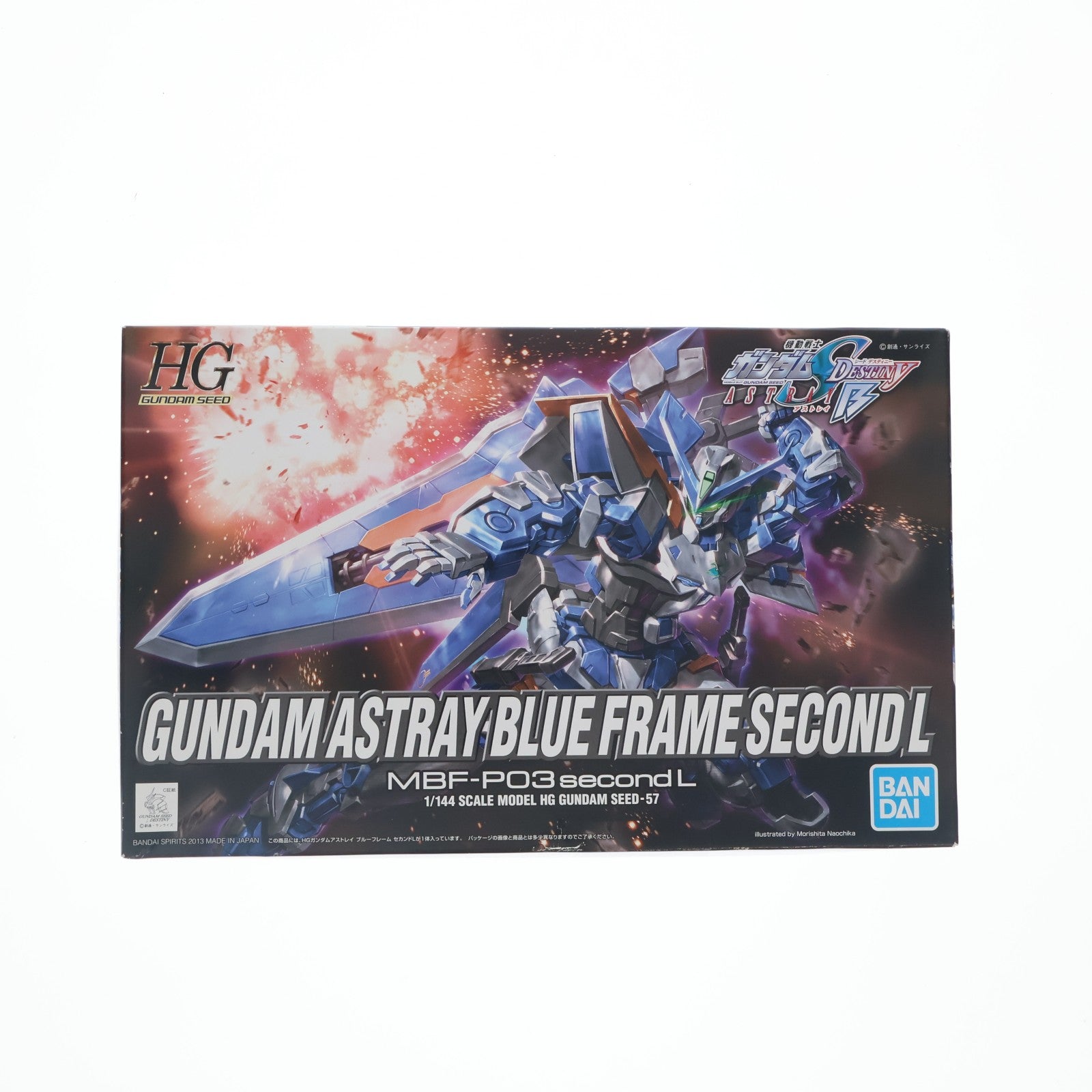 【中古即納】[PTM] (再々販) HG 1/144 MBF-P03 second L ガンダムアストレイ ブルーフレーム セカンドL 機動戦士ガンダムSEED VS ASTRAY(シードヴァーサスアストレイ) プラモデル バンダイスピリッツ(20250131)