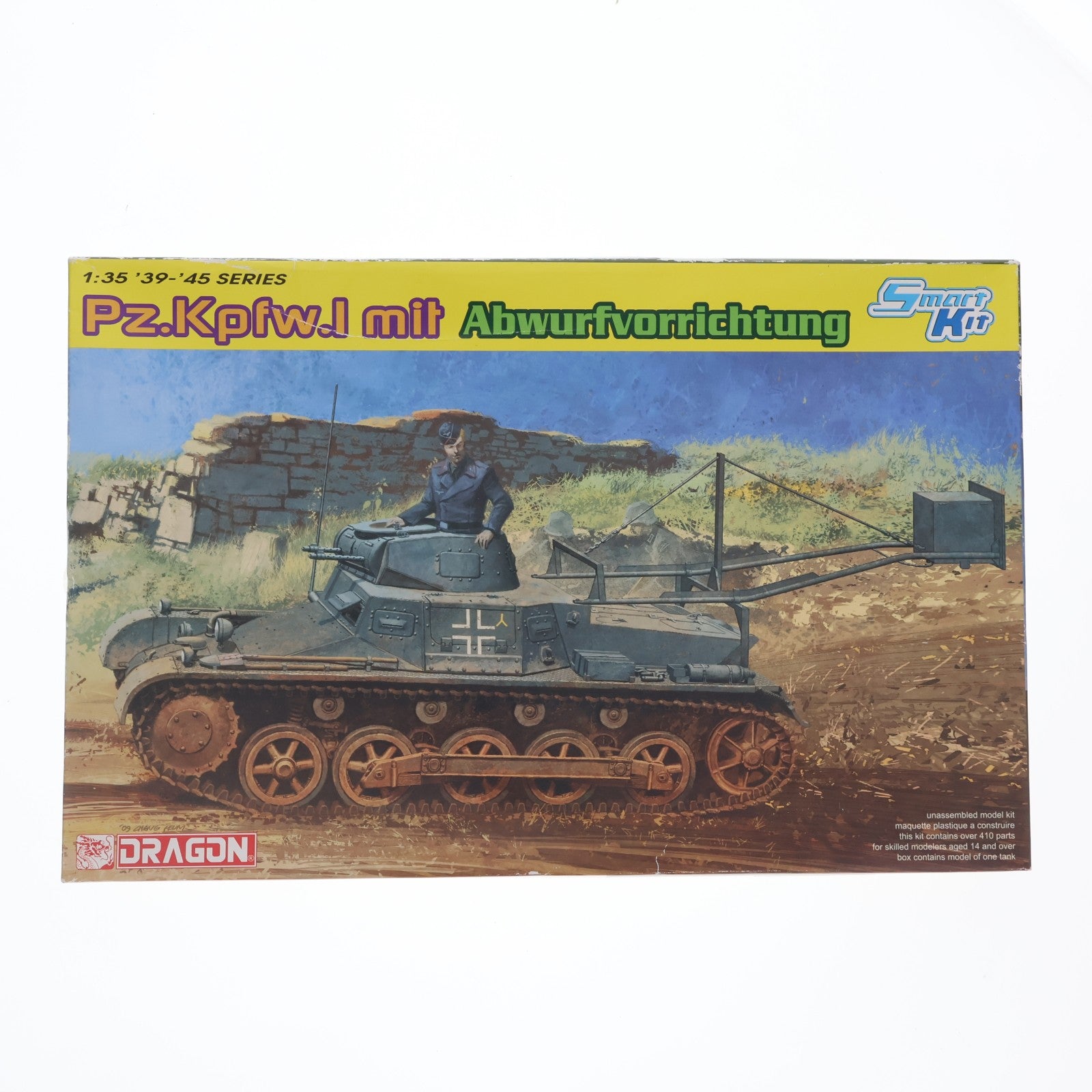 【中古即納】[PTM] '39-'45 SERIES 1/35 WW.II ドイツ軍 I号戦車 B型爆薬設置車 プラモデル(CH6480) サイバーホビー(20130528)