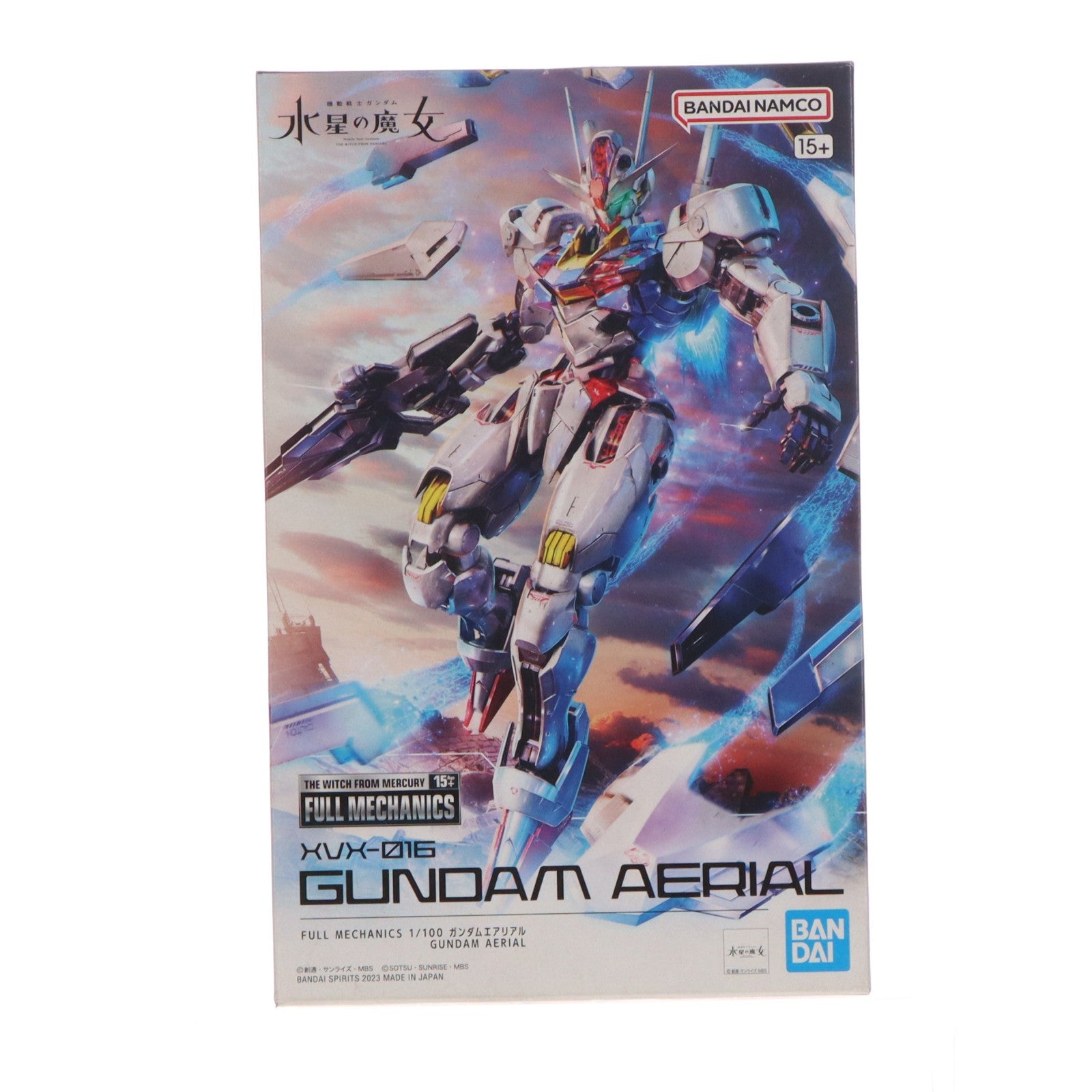 【中古即納】[PTM] FULL MECHANICS 1/100 ガンダムエアリアル 機動戦士ガンダム 水星の魔女 プラモデル(5065090) バンダイスピリッツ(20230422)