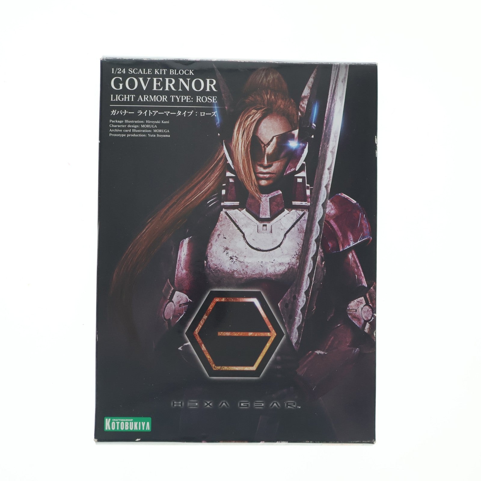 【中古即納】[PTM] ヘキサギア 1/24 ガバナー ライトアーマータイプ:ローズ プラモデル(HG013) コトブキヤ(20170927)