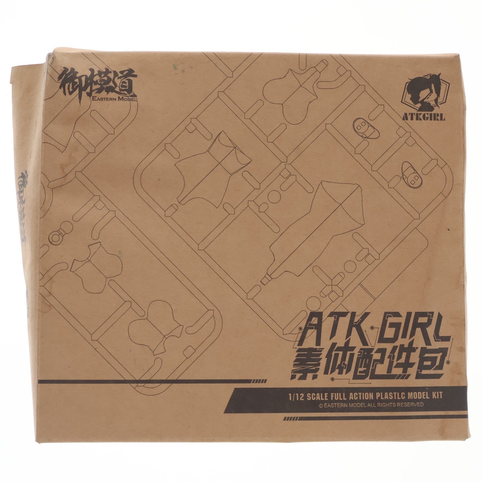 【中古即納】[PTM] A.T.K.GIRL 1/12 四聖獣 専用素体パック プラモデル 御模道(EASTERN MODEL)(20210806)