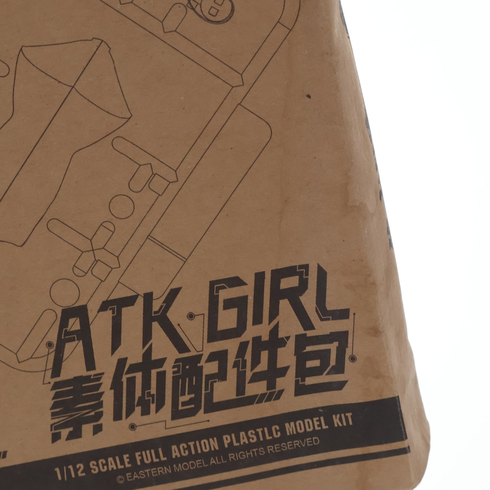 【中古即納】[PTM] A.T.K.GIRL 1/12 四聖獣 専用素体パック プラモデル 御模道(EASTERN MODEL)(20210806)