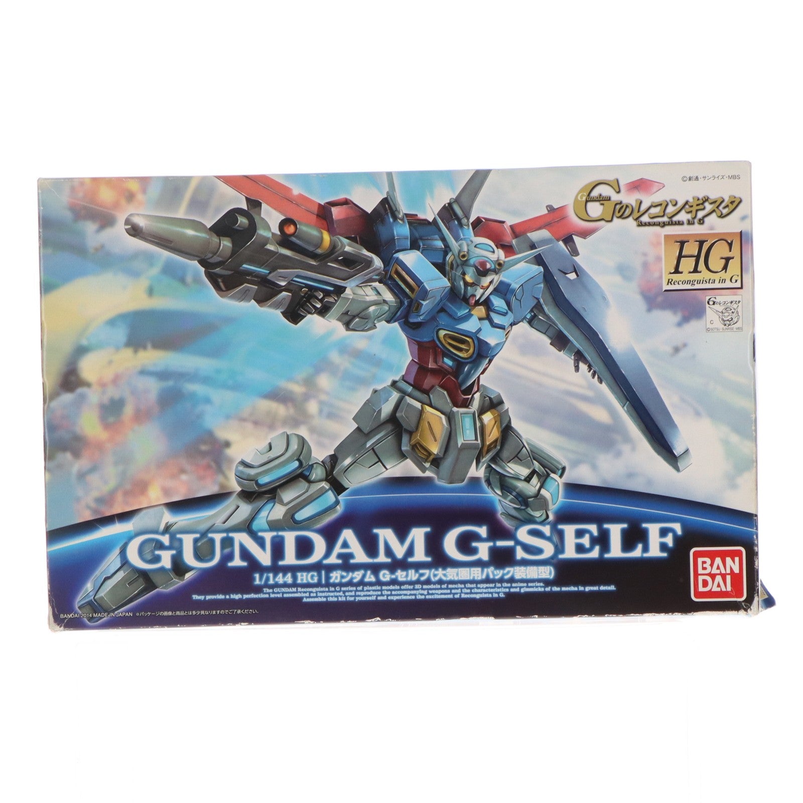 【中古即納】[PTM] HG 1/144 ガンダム G-セルフ(大気圏用パック装備型) ガンダム Gのレコンギスタ プラモデル(0193228) バンダイ(20140920)