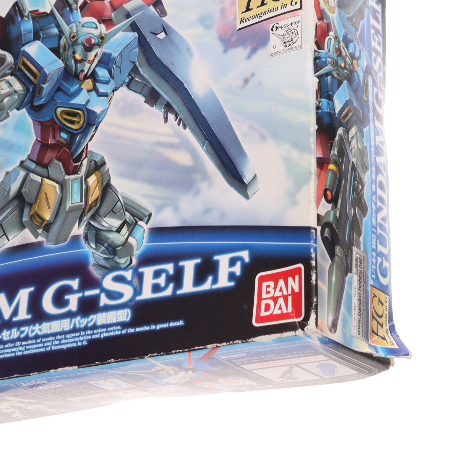 【中古即納】[PTM] HG 1/144 ガンダム G-セルフ(大気圏用パック装備型) ガンダム Gのレコンギスタ プラモデル(0193228) バンダイ(20140920)