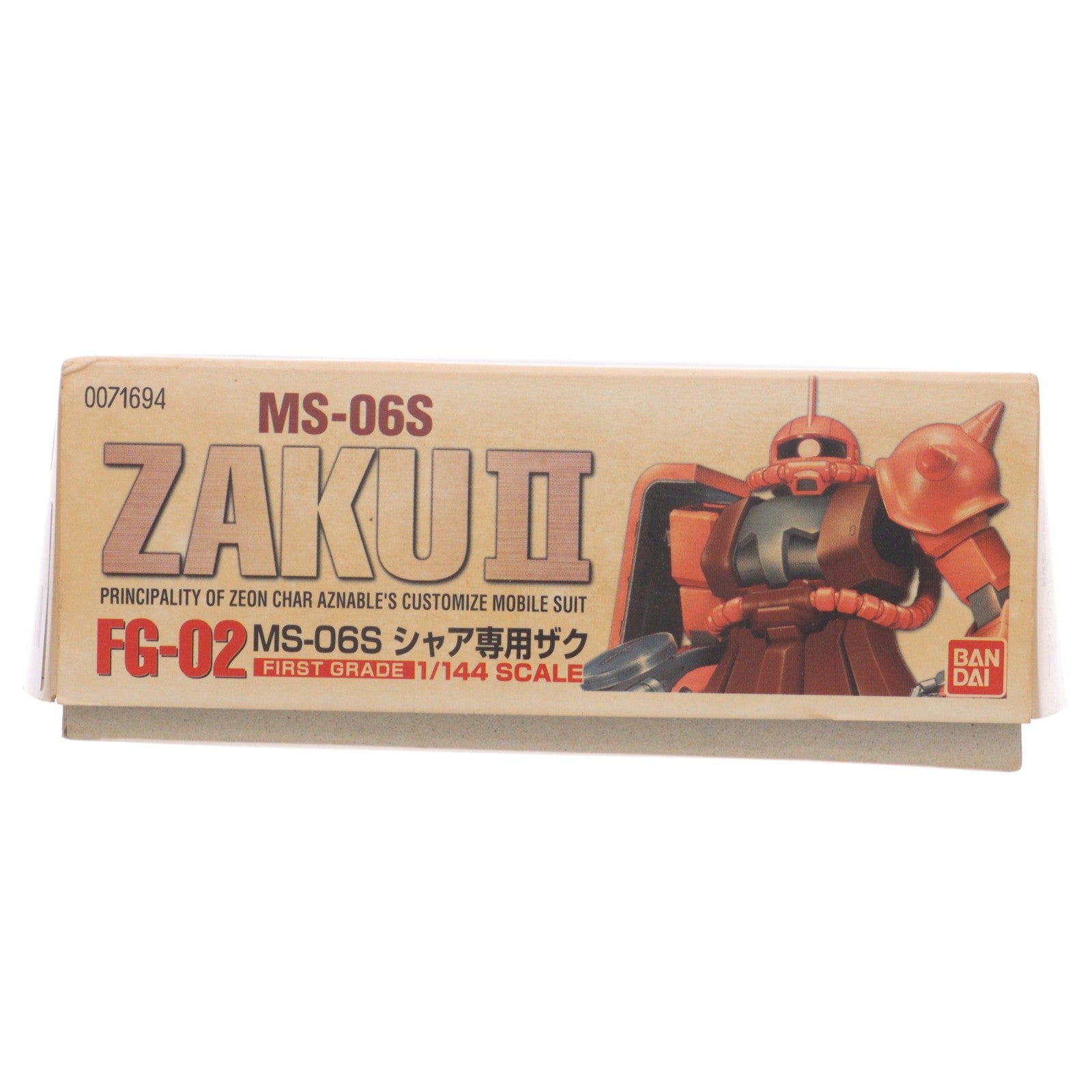 【中古即納】[PTM] FG 1/144 MS-06S シャア専用 ザクII 機動戦士ガンダム プラモデル(FG-02) バンダイ(19991130)