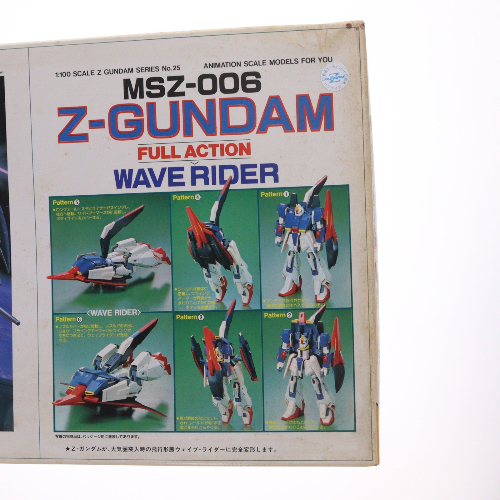 【中古即納】[PTM] 1/100 MSZ-006 ゼータガンダム シリーズ No.25 機動戦士Zガンダム プラモデル(0504923) バンダイ(19940101)