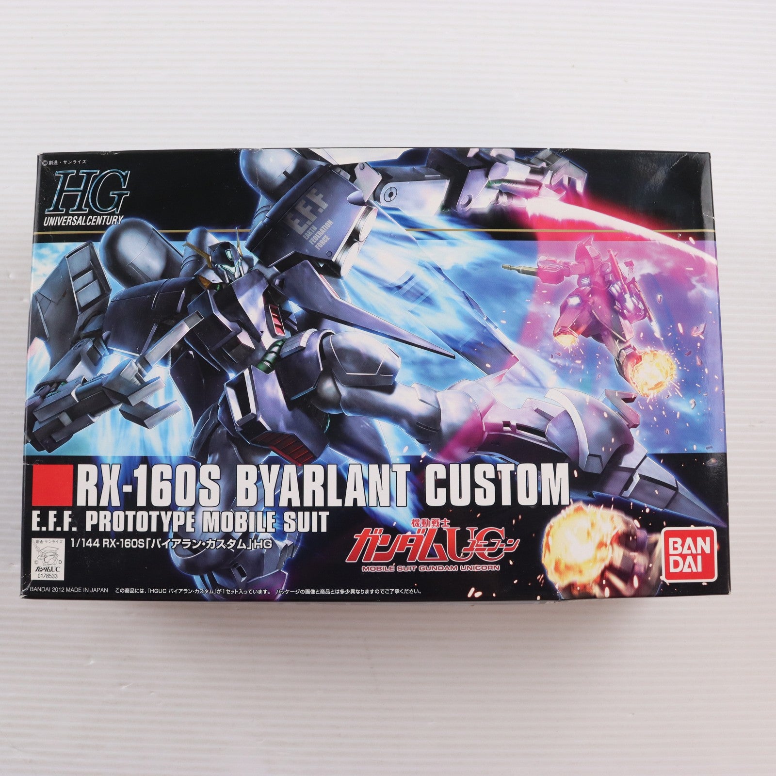 【中古即納】[PTM] HGUC 1/144 RX-160S バイアラン・カスタム 機動戦士ガンダムUC(ユニコーン) プラモデル(0178533) バンダイ(20121110)