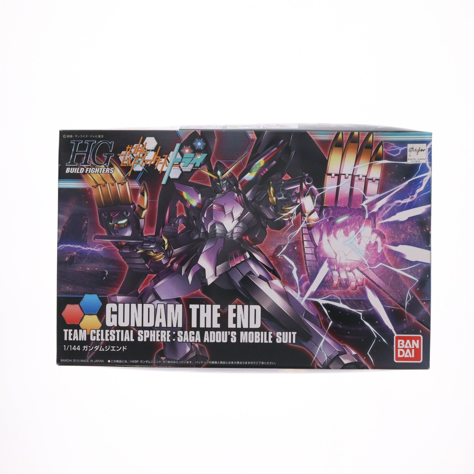 【中古即納】[PTM] HGBF 1/144 ガンダムジエンド ガンダムビルドファイターズトライ プラモデル バンダイ(20150515)